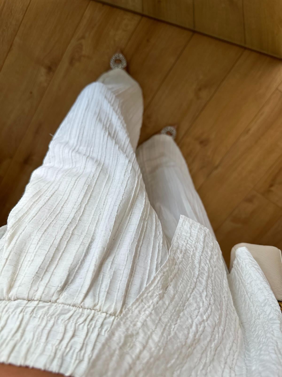 NATUREL DOKULU ŞORTLU PANTOLON
