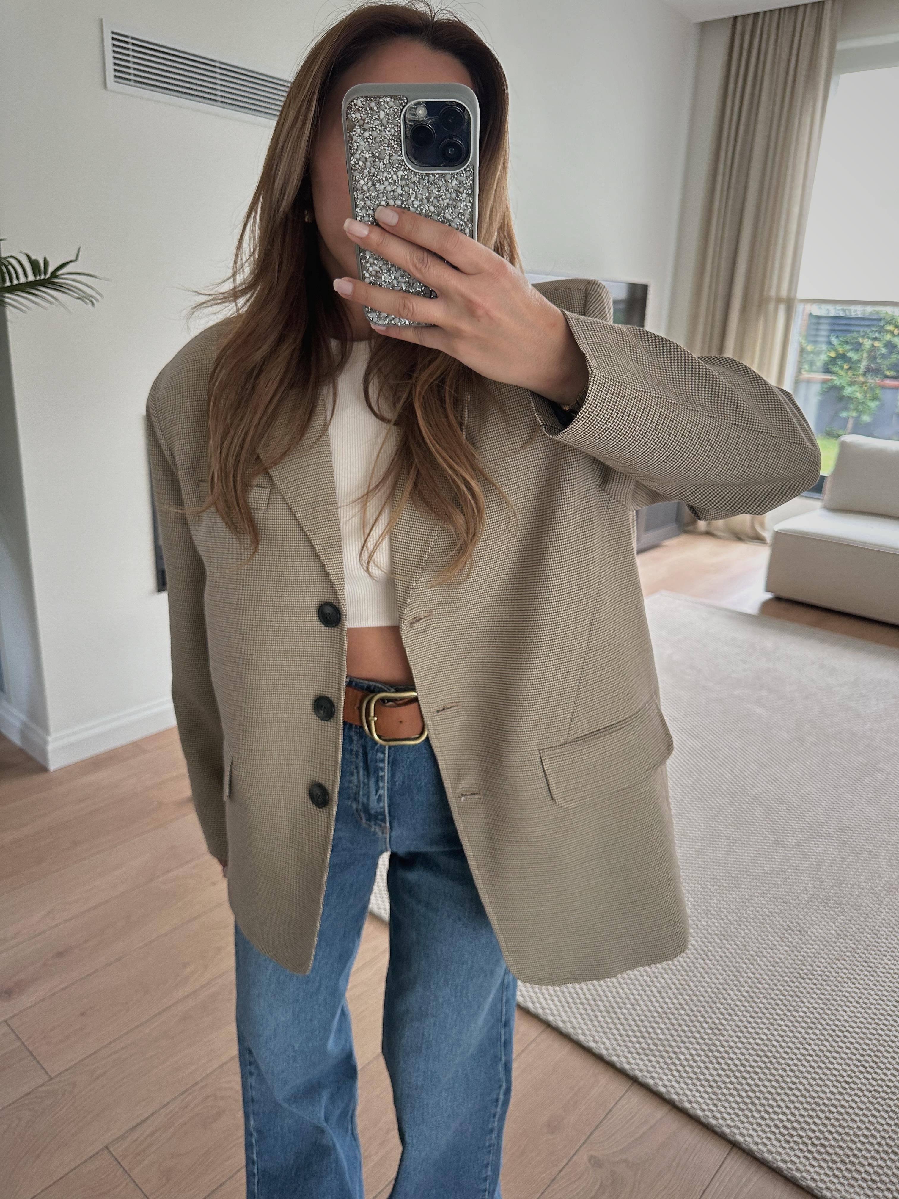 Pitikareli Oversize Blazer Ceket