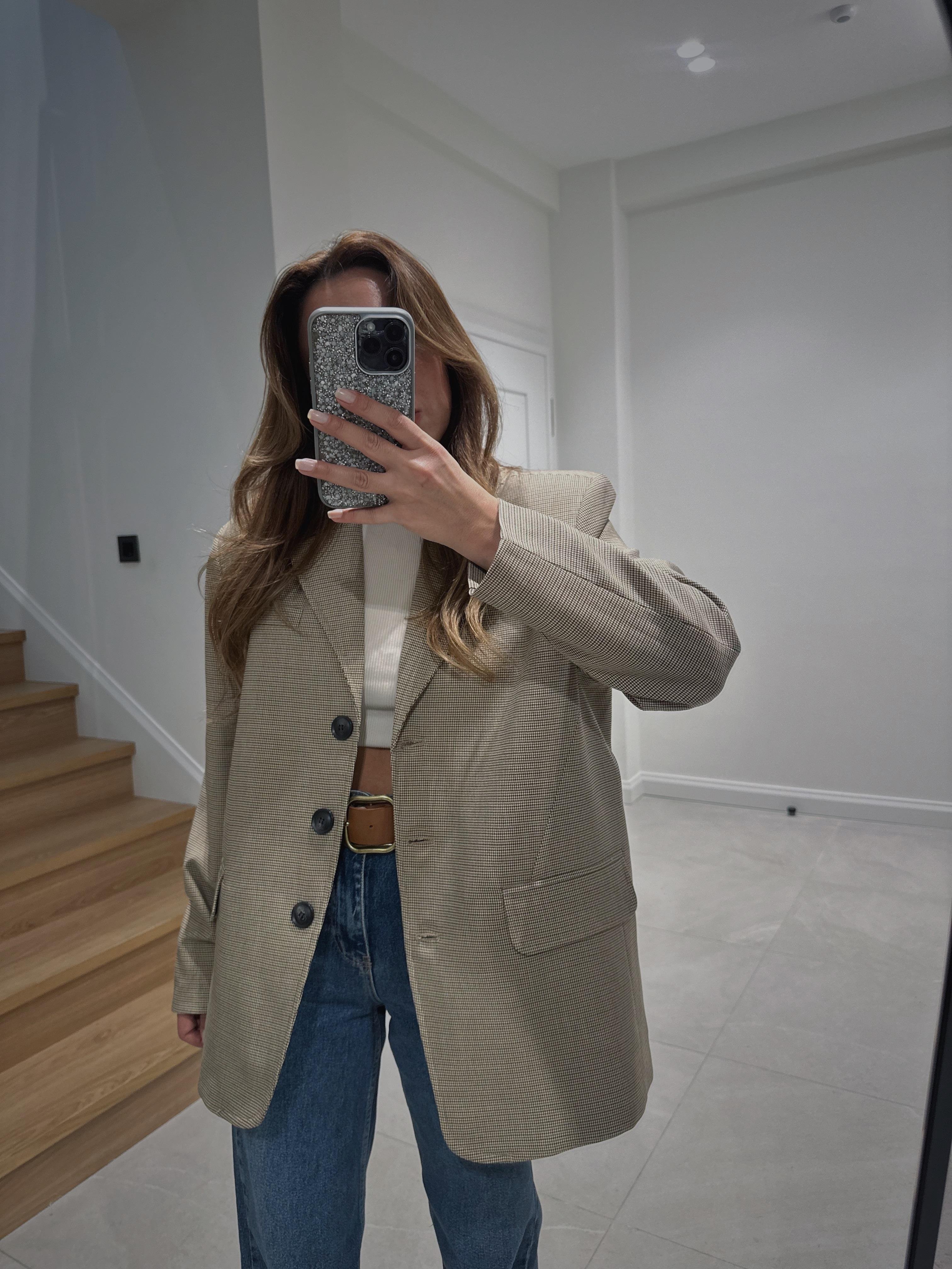 Pitikareli Oversize Blazer Ceket