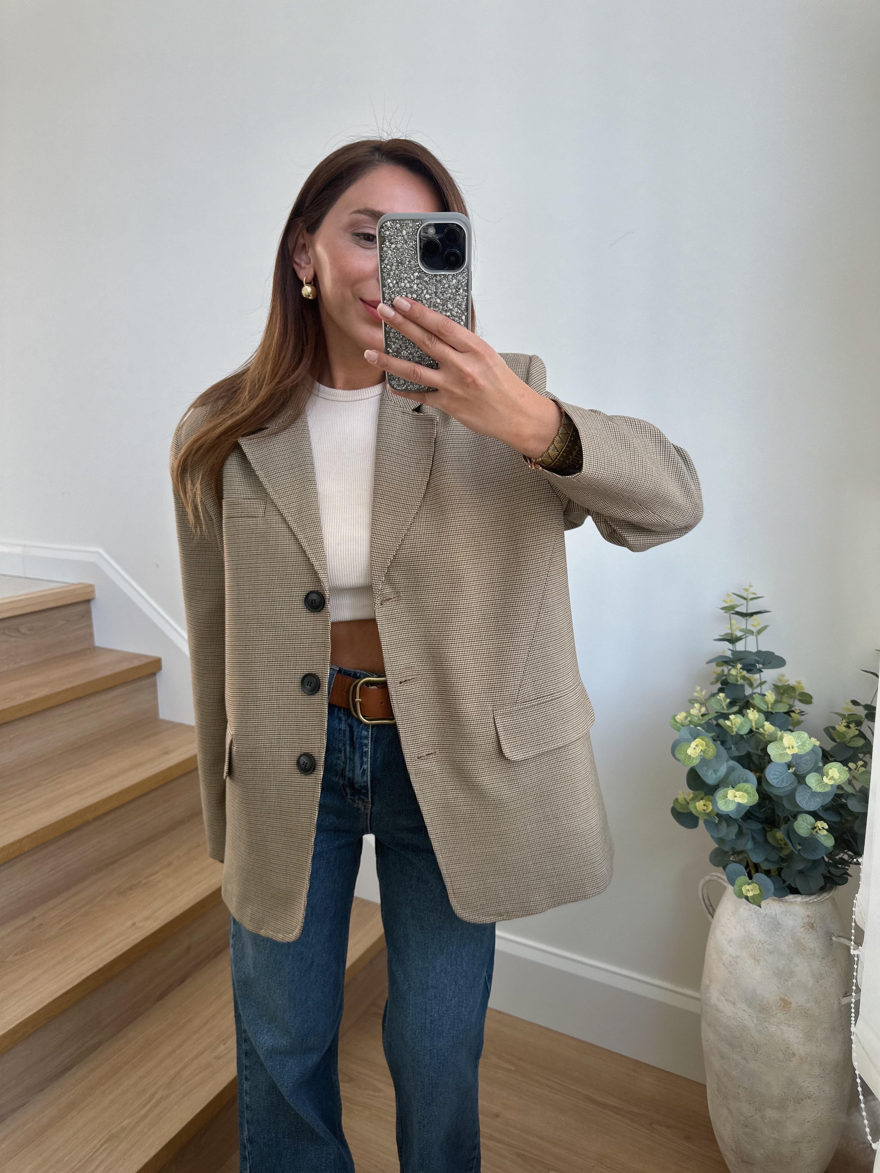 Pitikareli Oversize Blazer Ceket