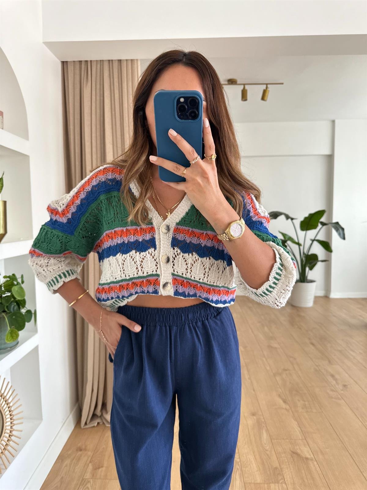 RENKLİ KISA TRİKO HIRKA