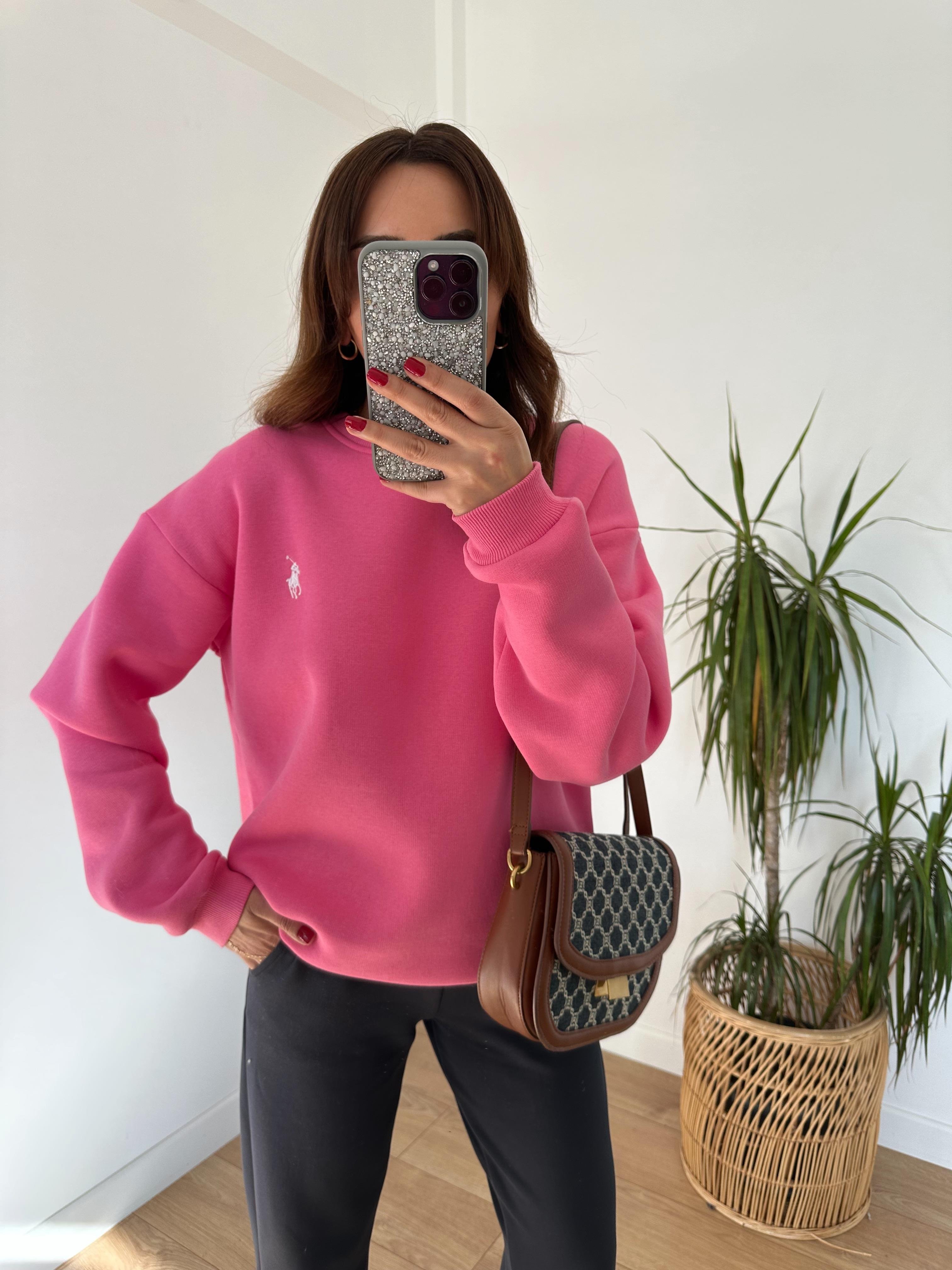 RL PEMBE  İÇİ ŞARDONLU SALAŞ  SWEAT