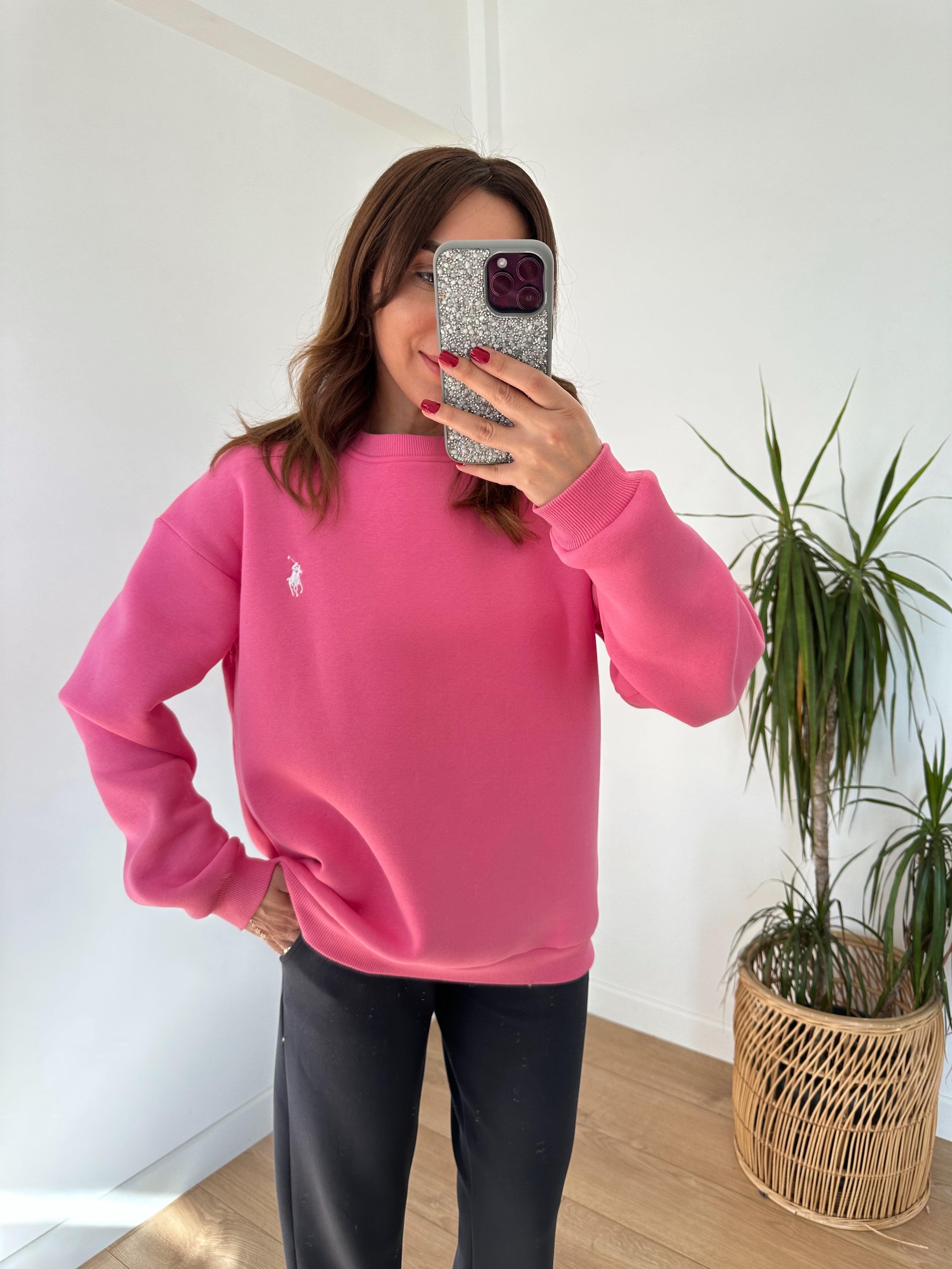 RL PEMBE  İÇİ ŞARDONLU SALAŞ  SWEAT