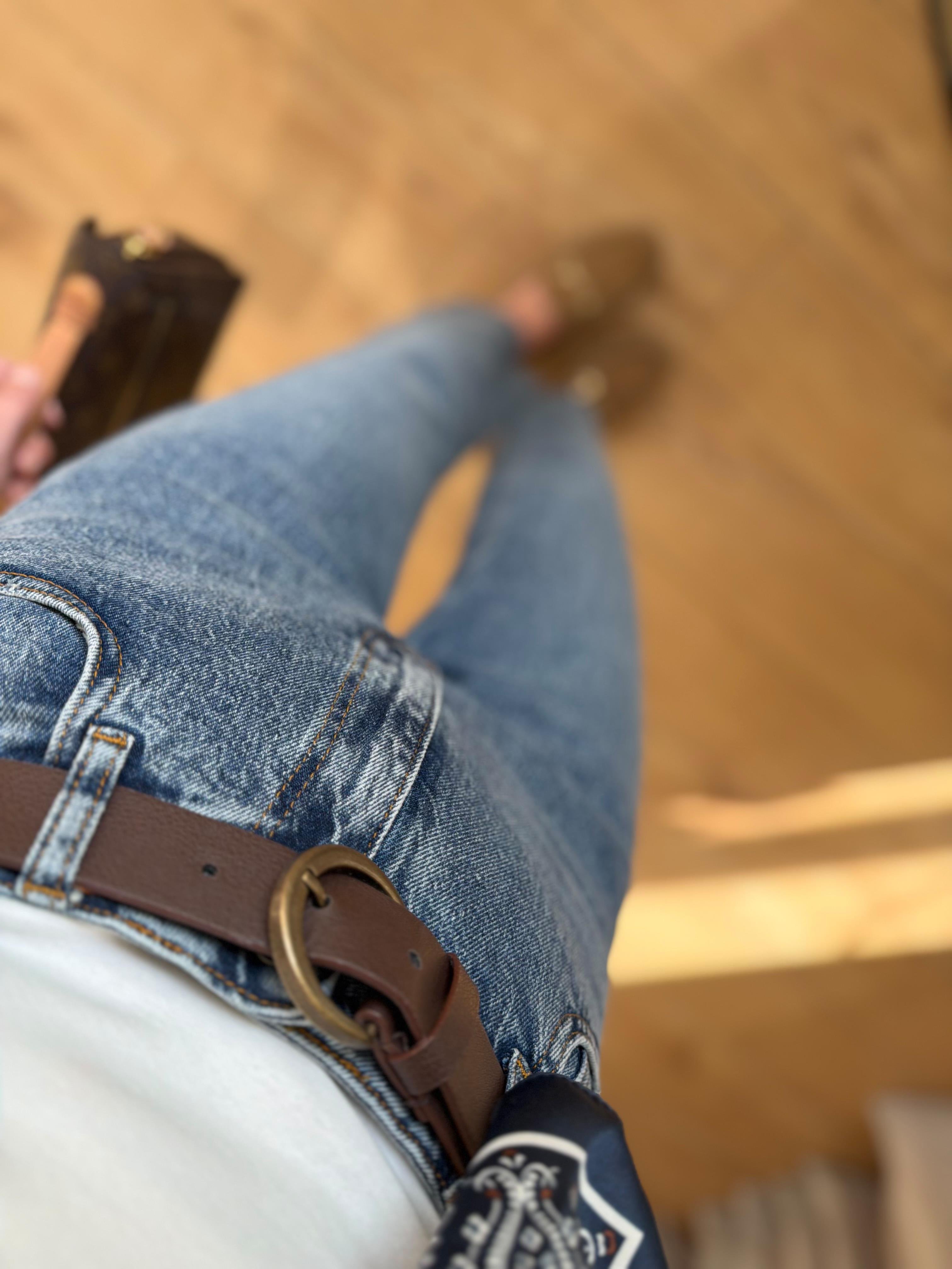 RM2004 Mavi Kar Yıkama Straight Jean