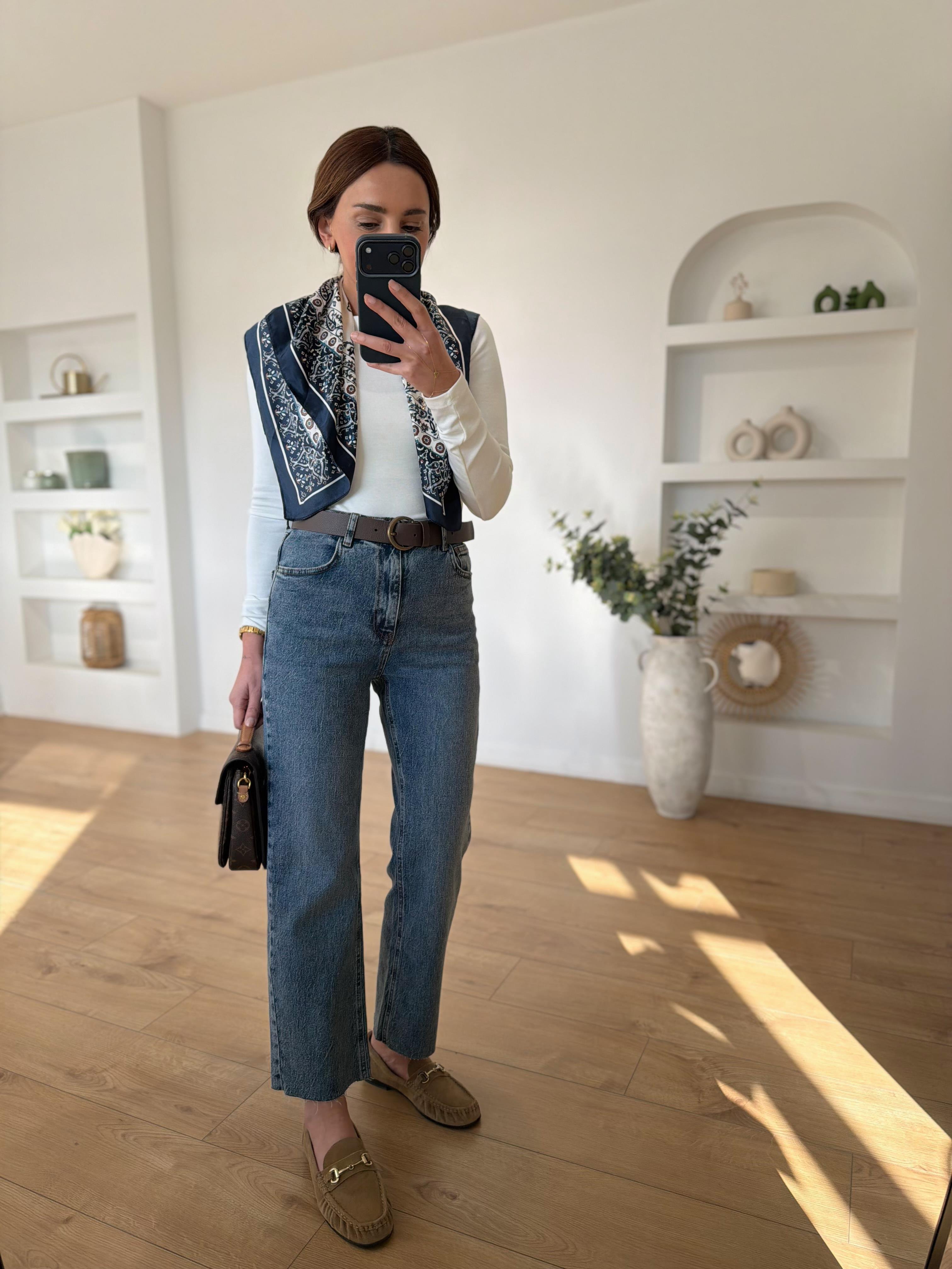 RM2004 Mavi Kar Yıkama Straight Jean