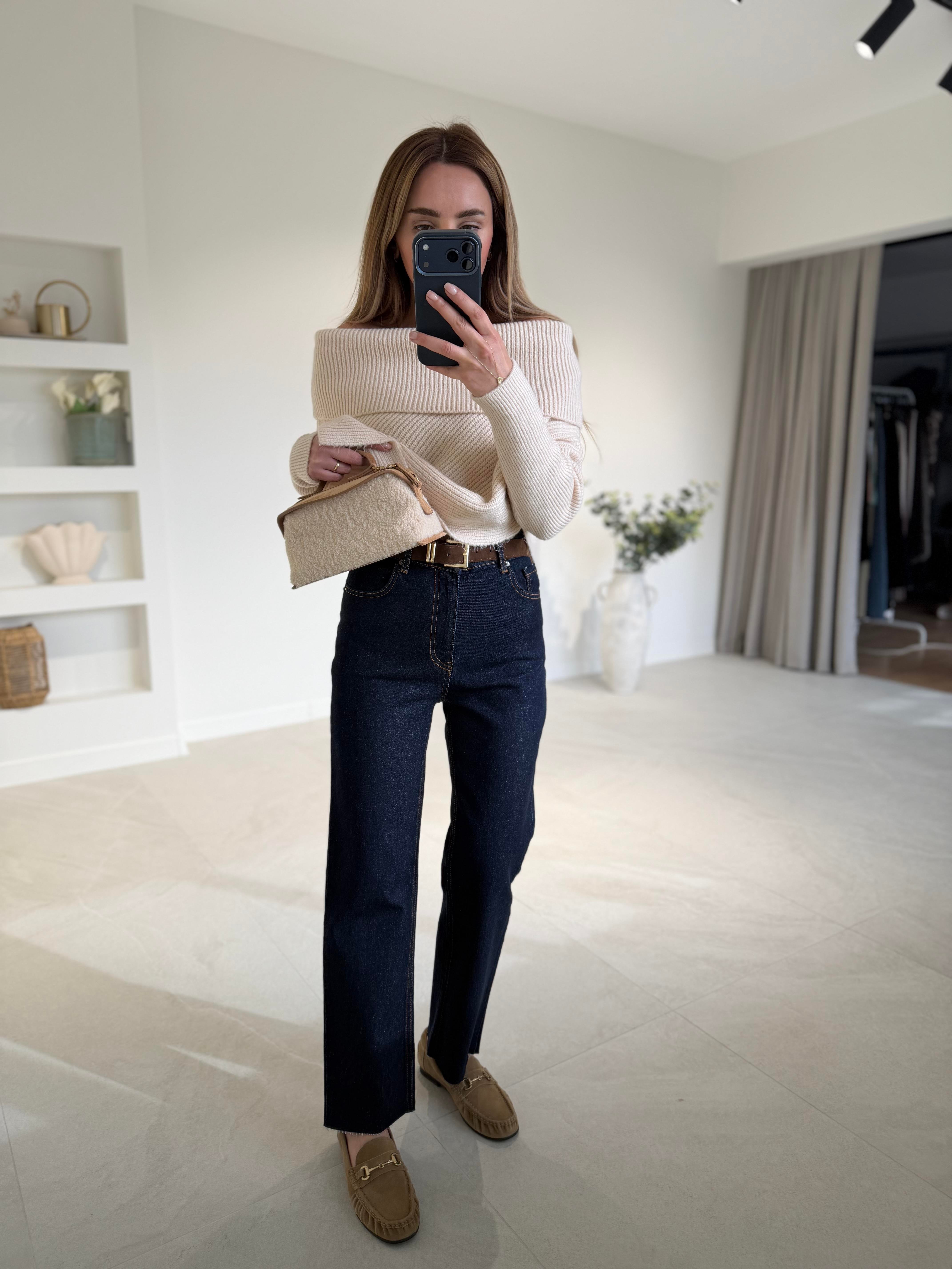 RM2004 Rins Yıkama Straight Kemerli Jean