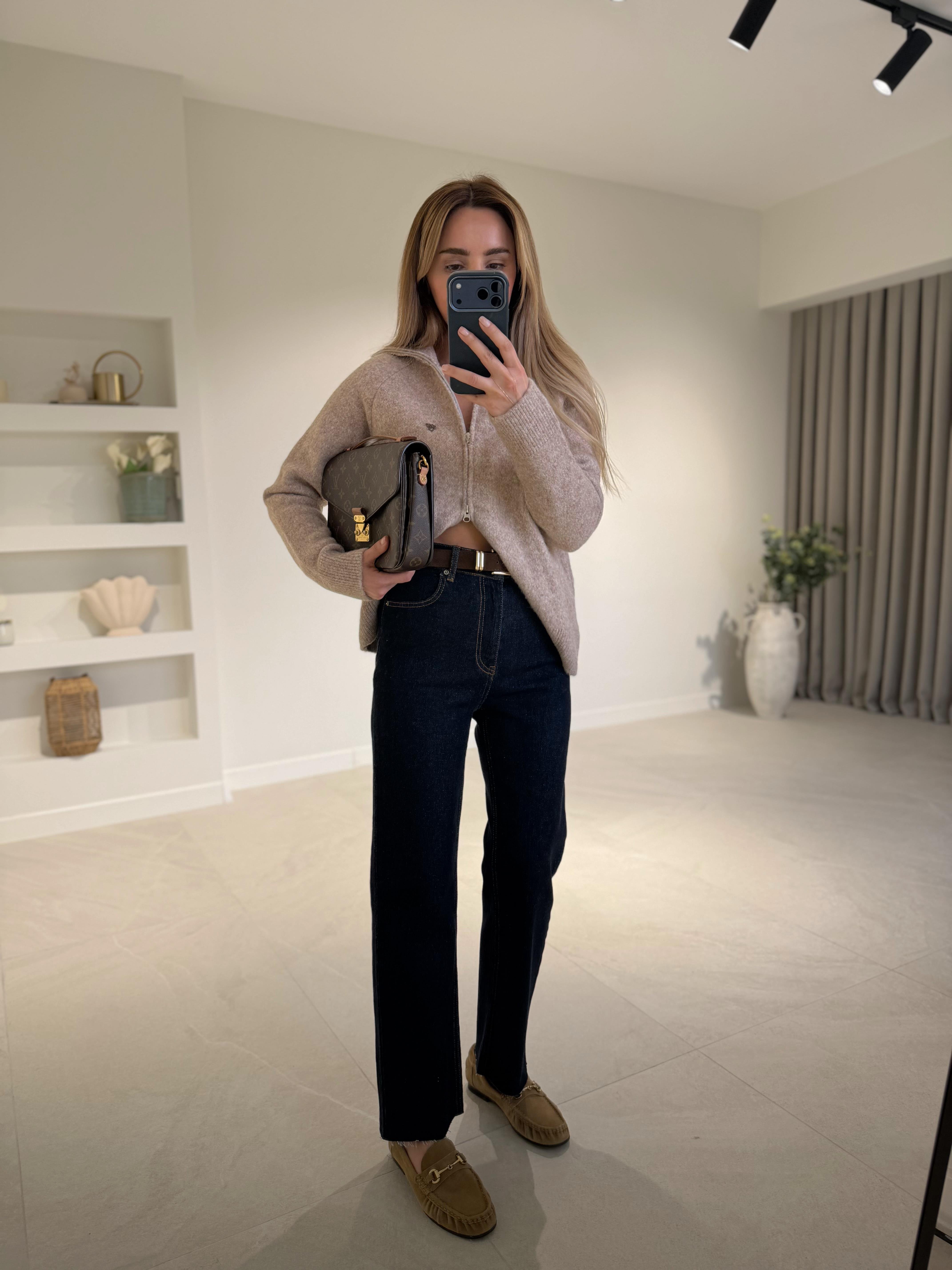 RM2004 Rins Yıkama Straight Kemerli Jean