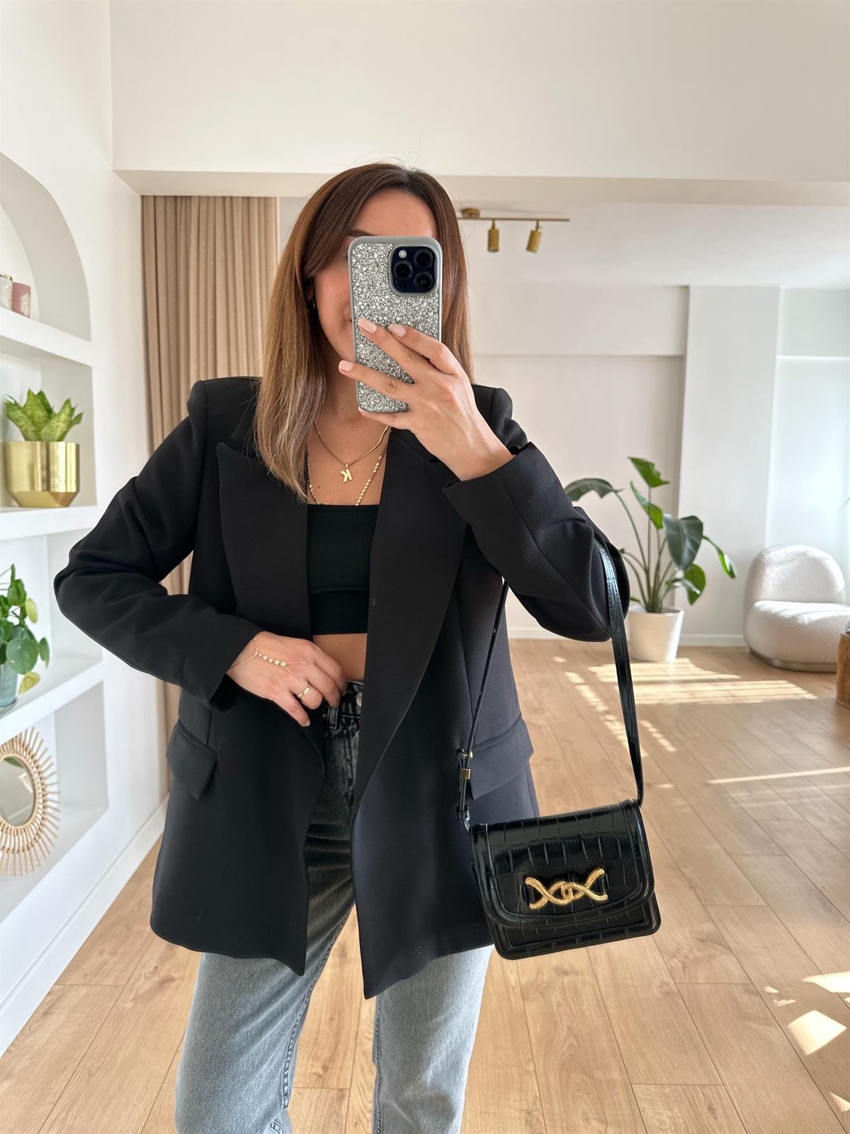 SİYAH ASTARLI OVERSIZE PREMIUM CEKET