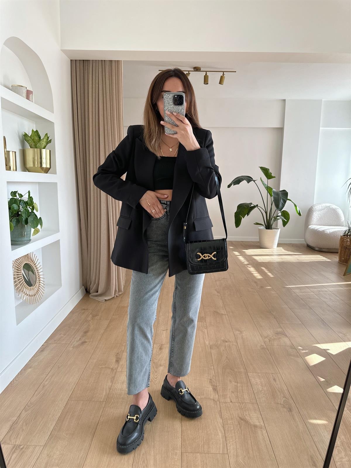 SİYAH ASTARLI OVERSIZE PREMIUM CEKET
