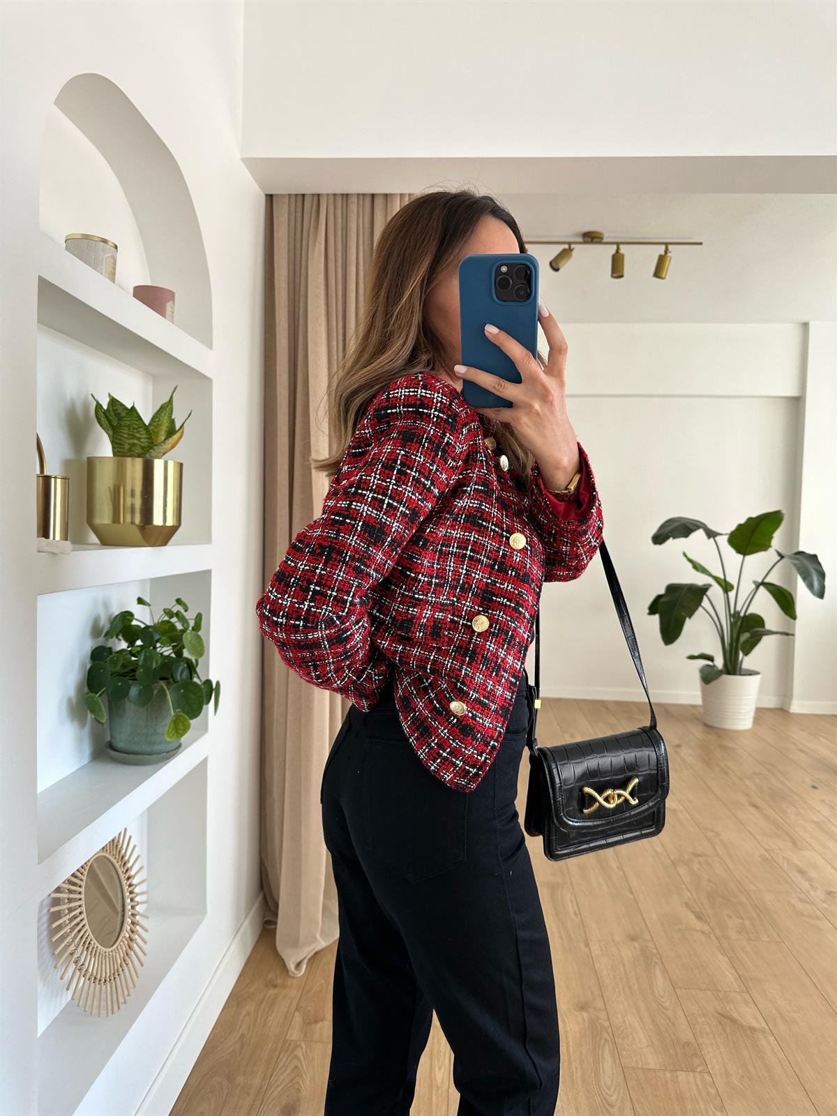 SİYAH MOTO MOM JEAN