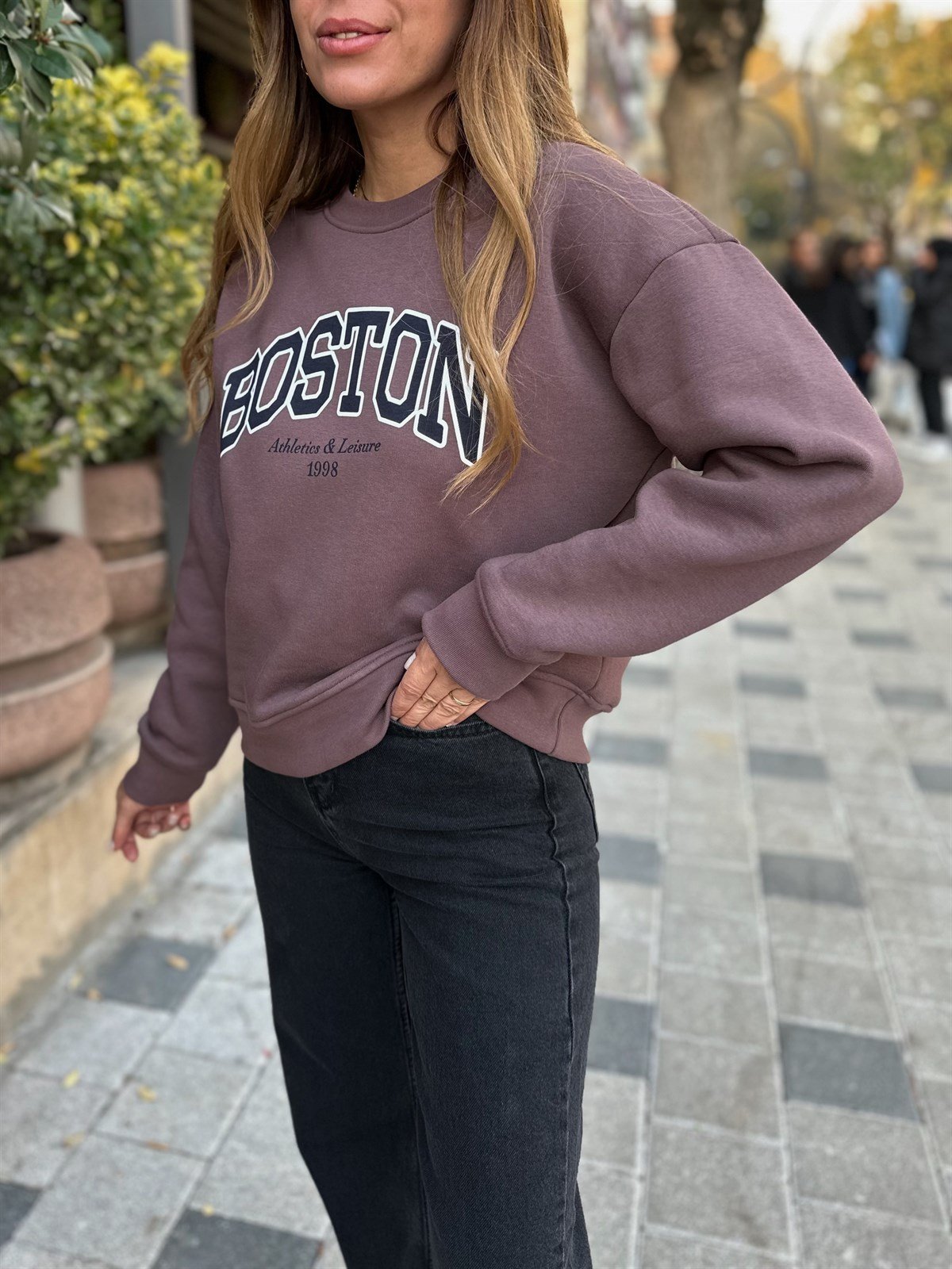 SOLUK KAHVE ŞARDONLU SWEAT