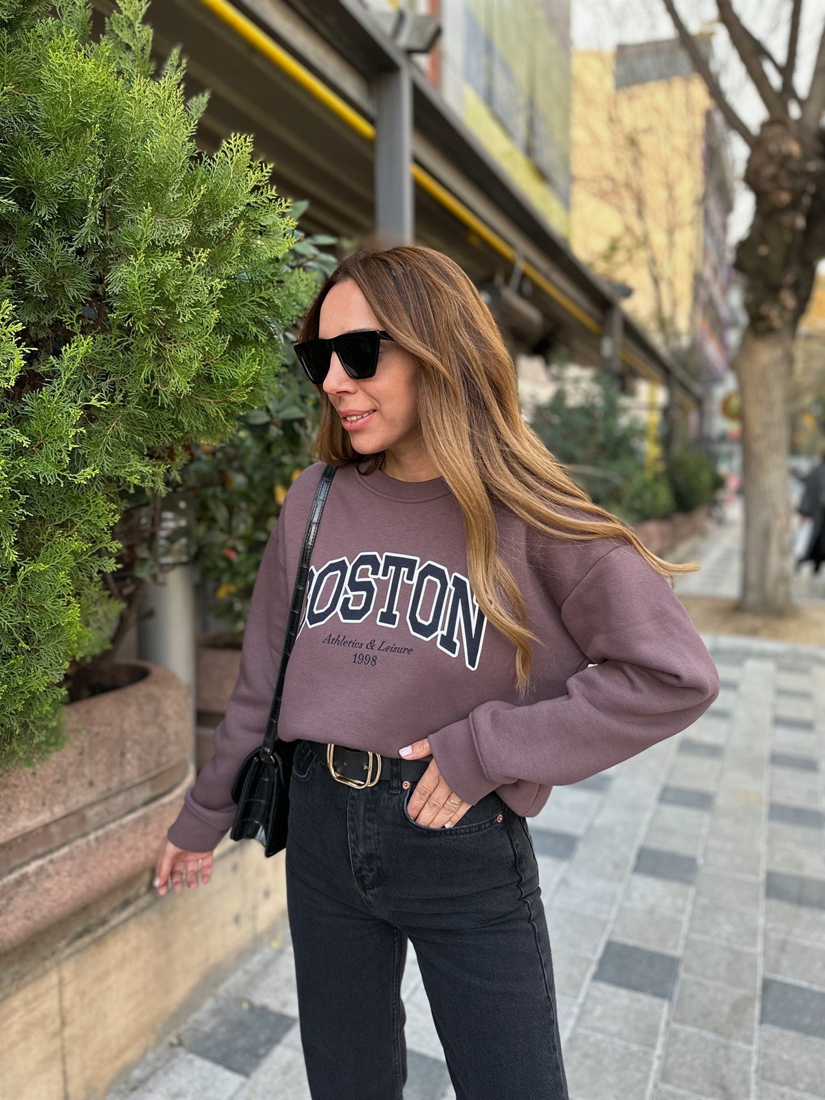 SOLUK KAHVE ŞARDONLU SWEAT