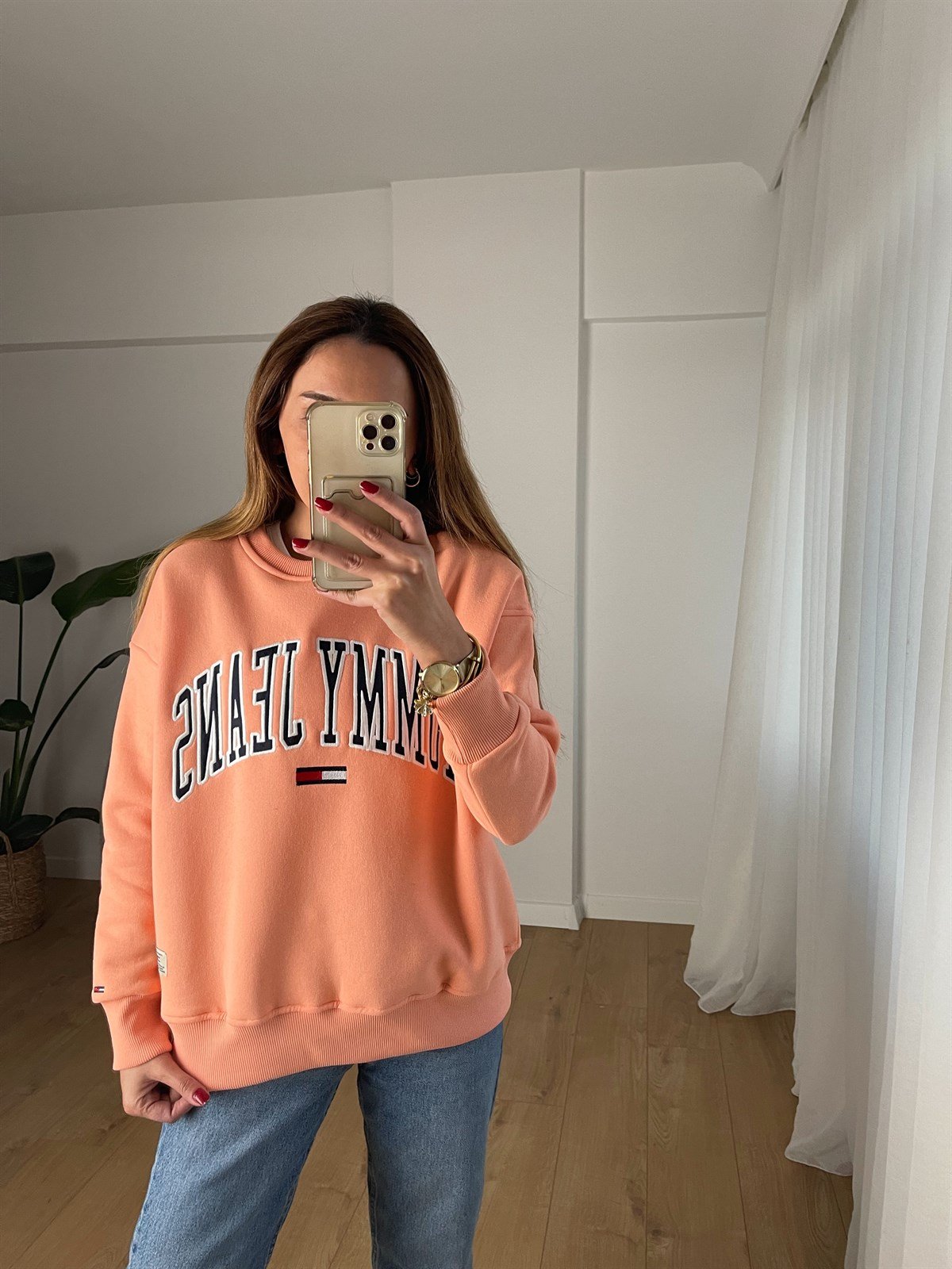 TOMMY YAVRU AĞZI ŞARDONLU SWEAT 