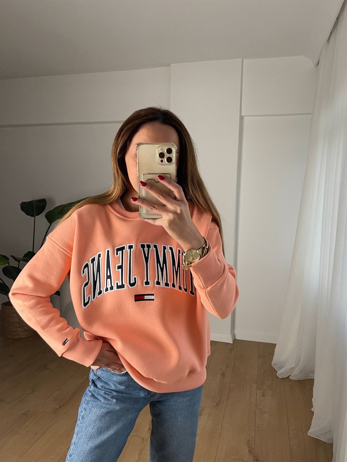 TOMMY YAVRU AĞZI ŞARDONLU SWEAT 