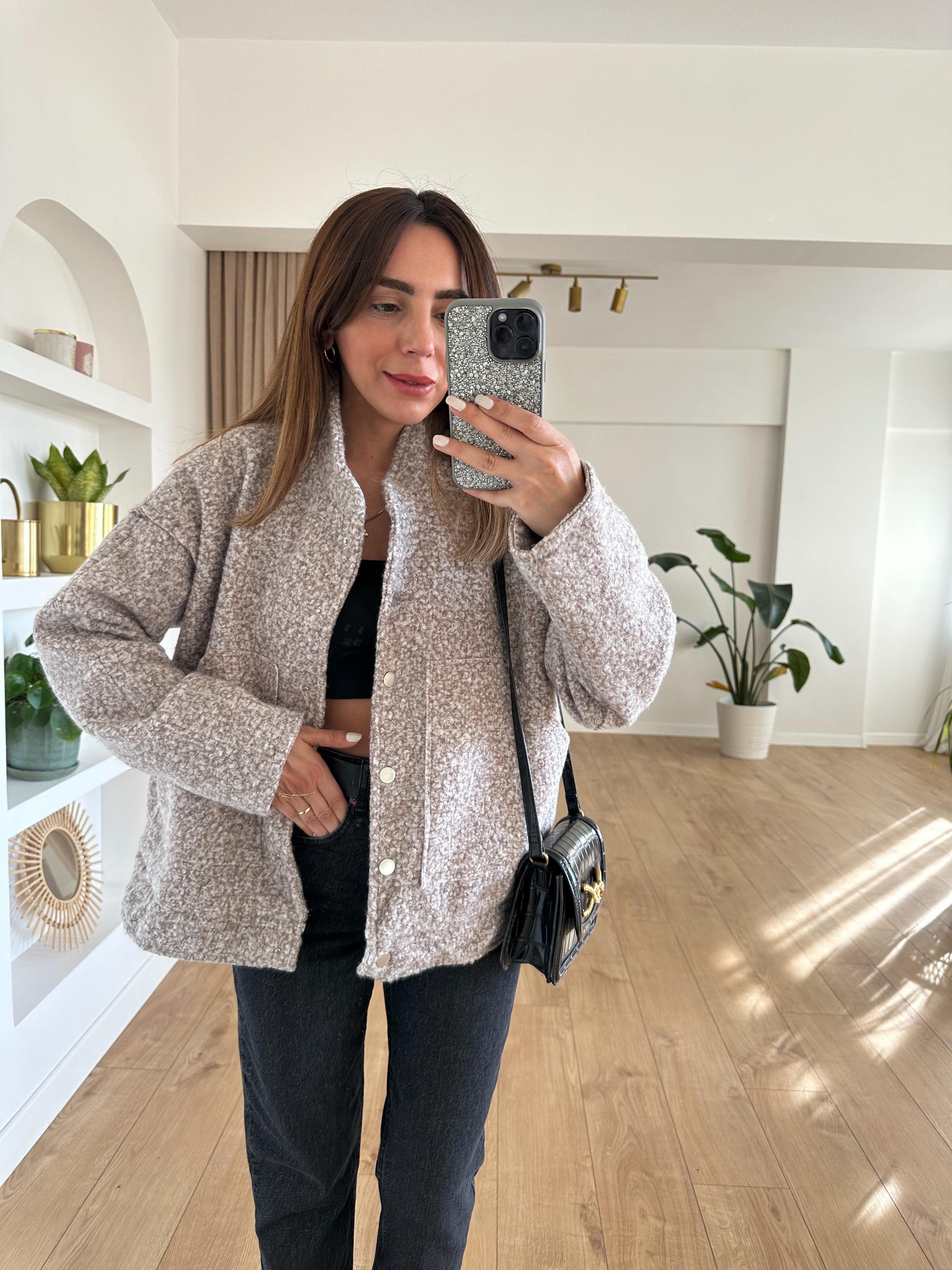 VİZON ASTARLI BUKLET BOMBER CEKET