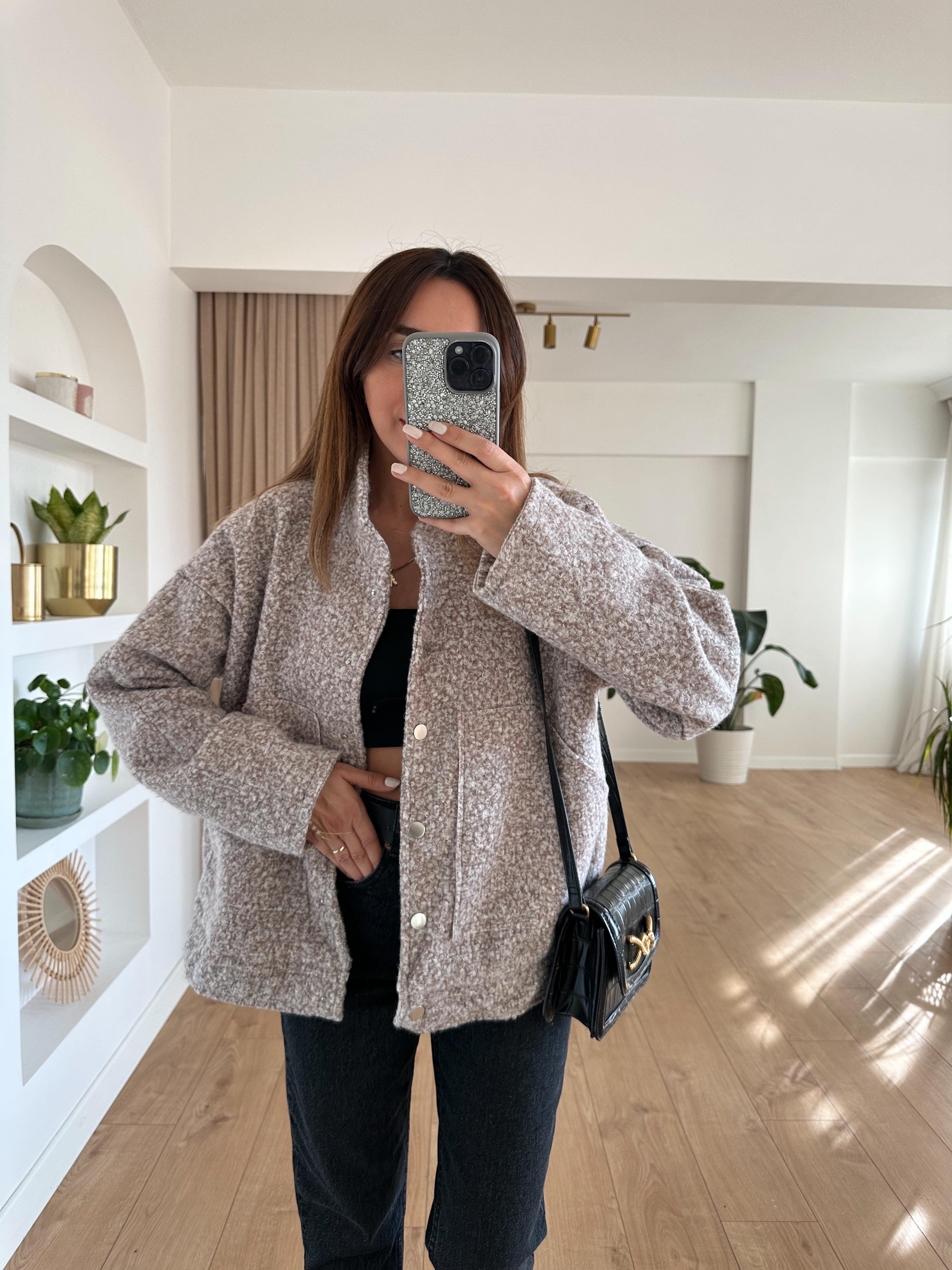 VİZON ASTARLI BUKLET BOMBER CEKET