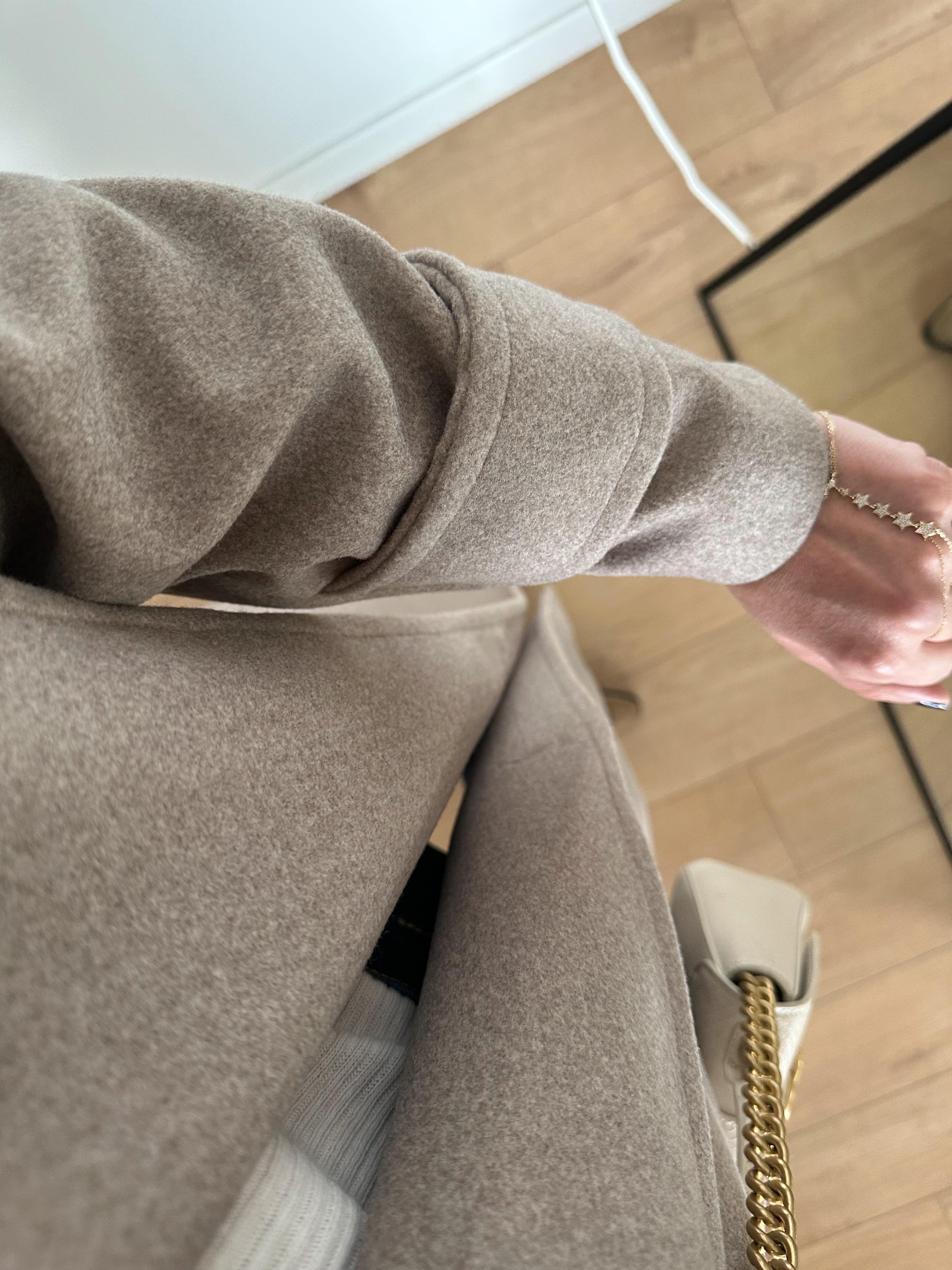VİZON ASTARLI OVERSIZE KAŞE KABAN