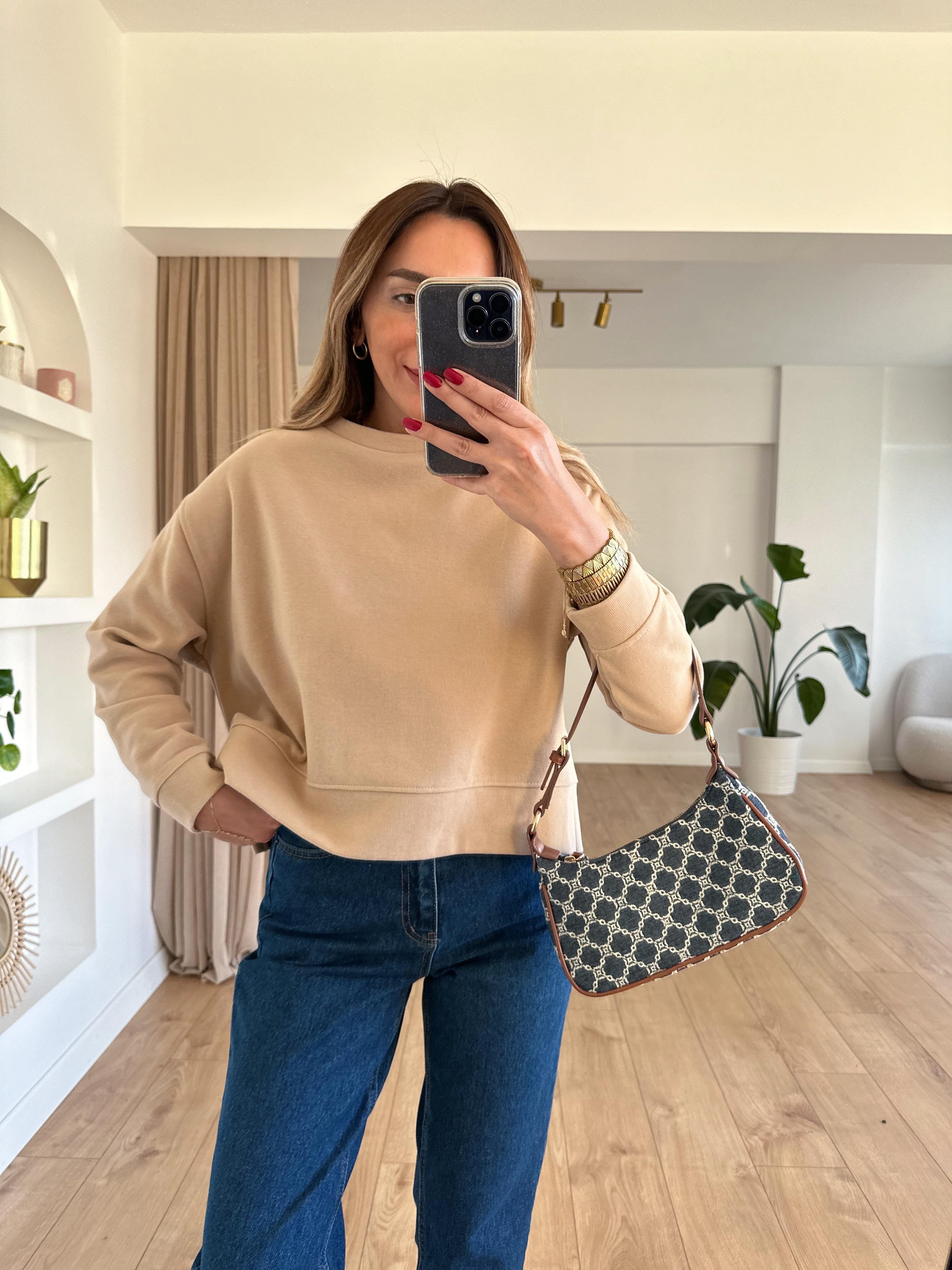 VİZON FİTİLLİ YANI YIRTMAÇLI SWEAT