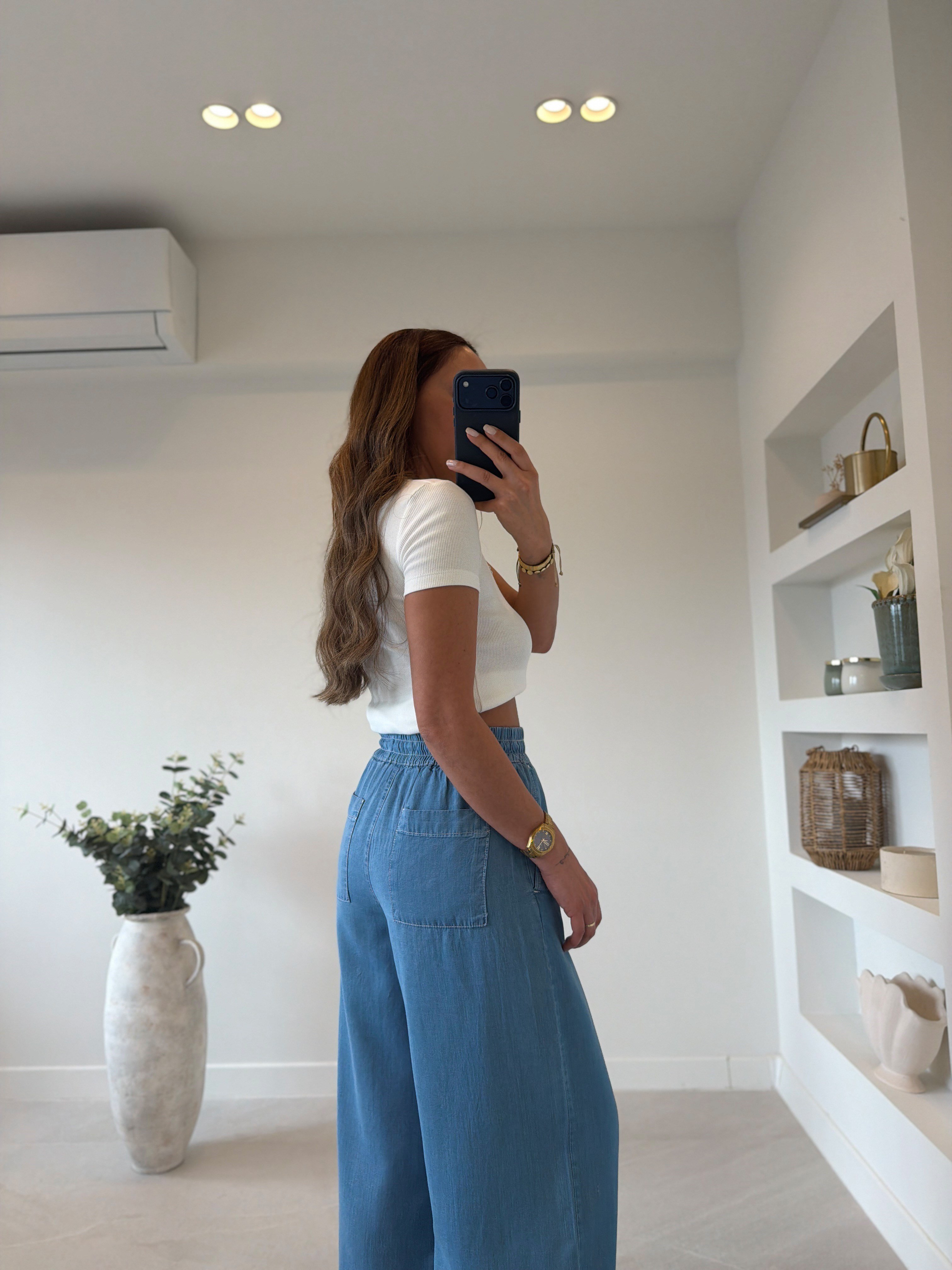 Zr Muadil Beli Lastikli Tensel Jean