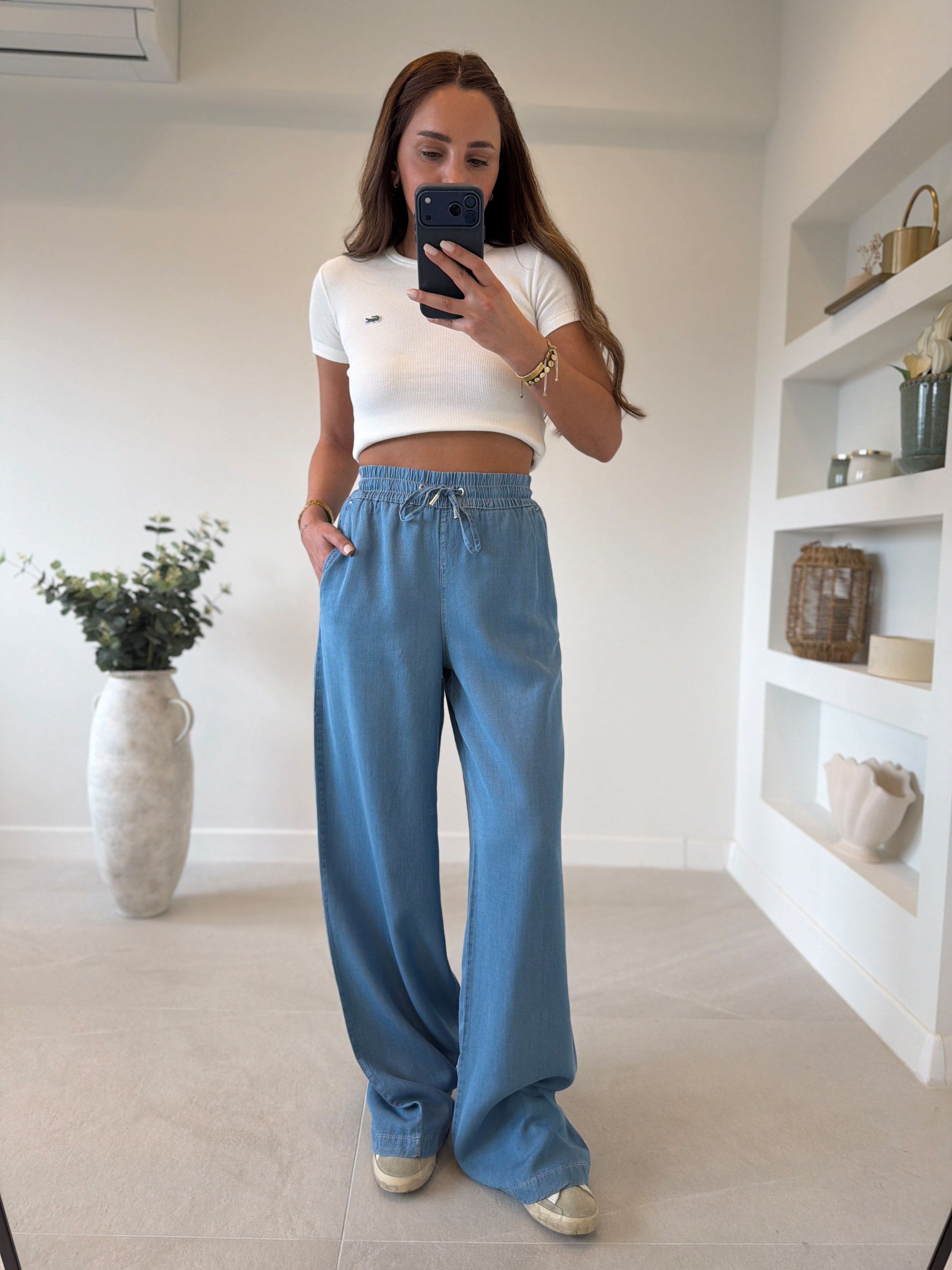 Zr Muadil Beli Lastikli Tensel Jean