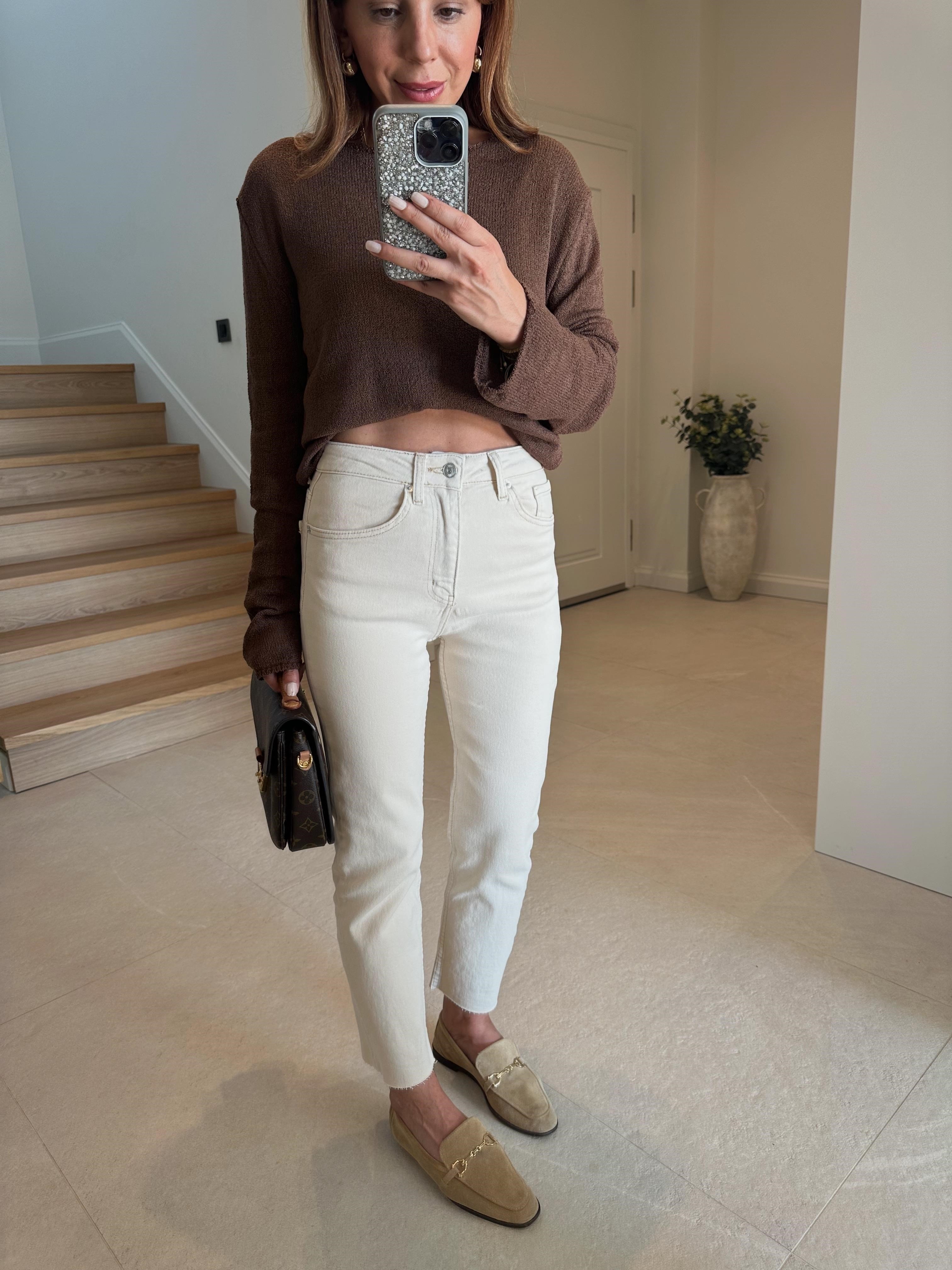 Zr Muadil Ekru Boyfit Pantolon