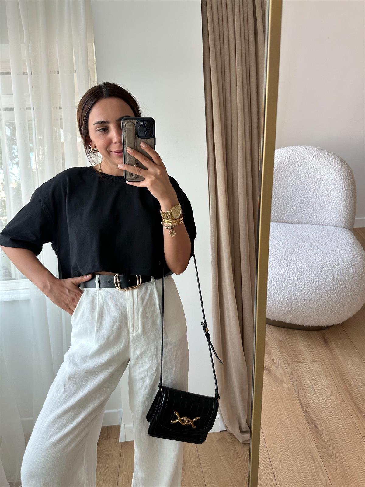 ZR SİYAH CROP TİŞÖRT