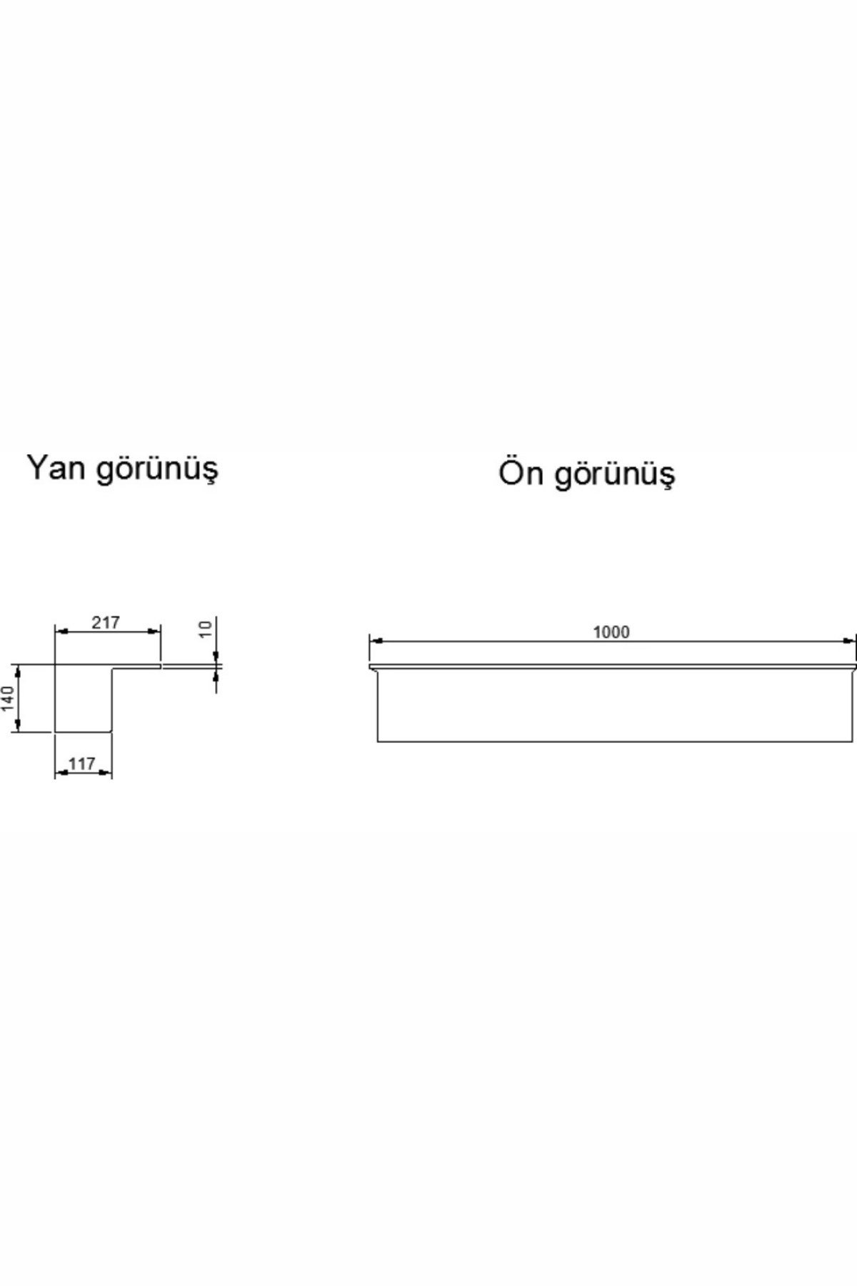 1200mm Duvar Su Perdesi Şelale Paslanmaz Çelik AISI 304 Kalite