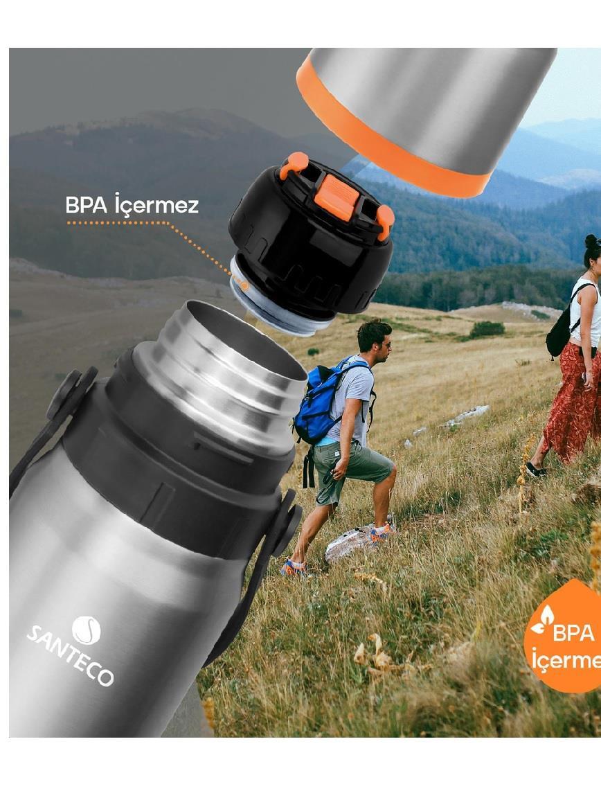 TERMOSLARSANTECO001.01.0410Santeco Kahve Termosu 650 Ml-GriSanteco Kahve Termosu 650 Ml-Gri