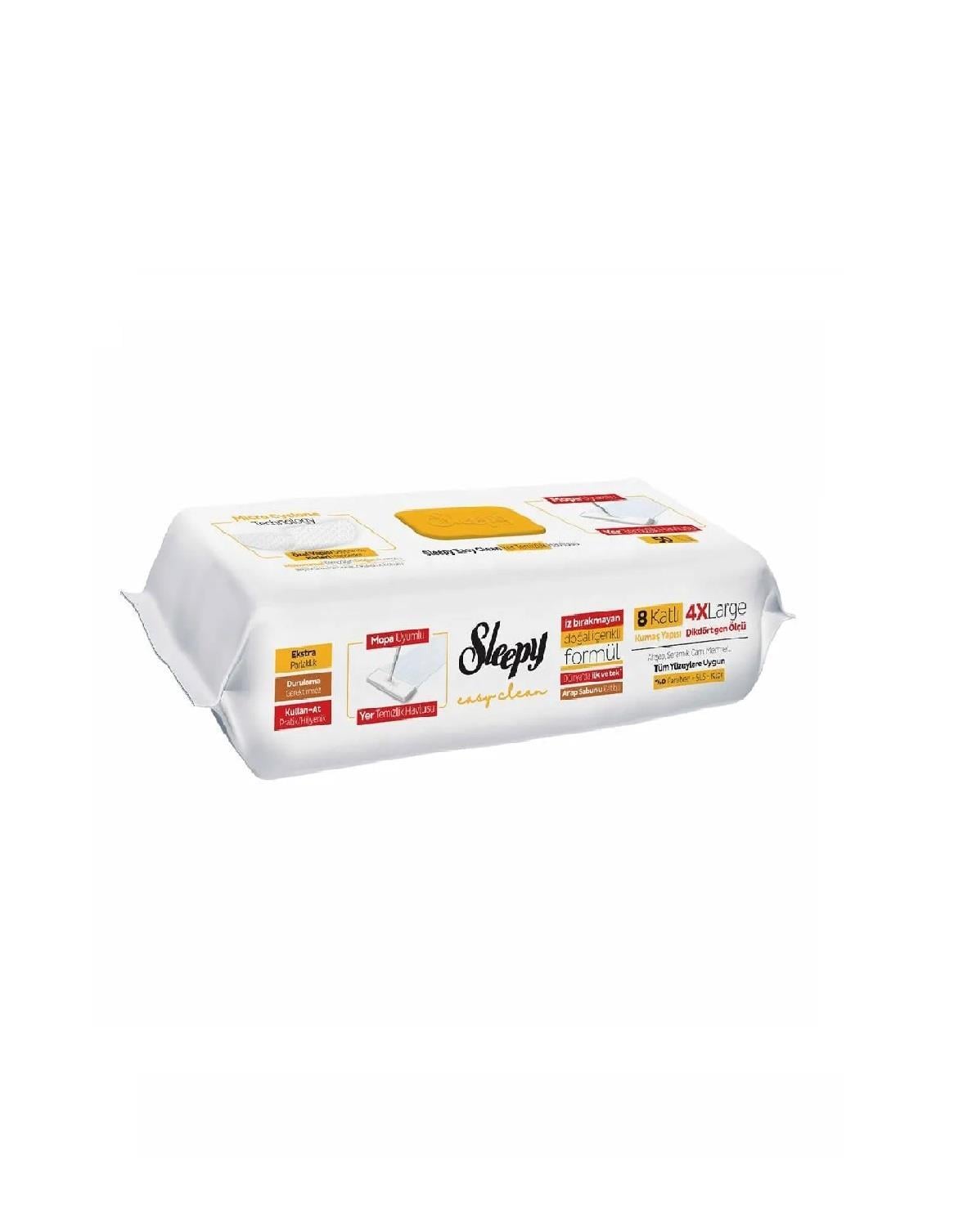 TEMİZLİK BEZLERİSLEEPY002.01.0461SLEEPY YER TEMİZLİK HAVLUSU MOP UYUMLU ARAP SABUNU KATKILI 50LİSLEEPY YER TEMİZLİK HAVLUSU MOP UYUMLU ARAP SABUNU KATKILI 50Lİ