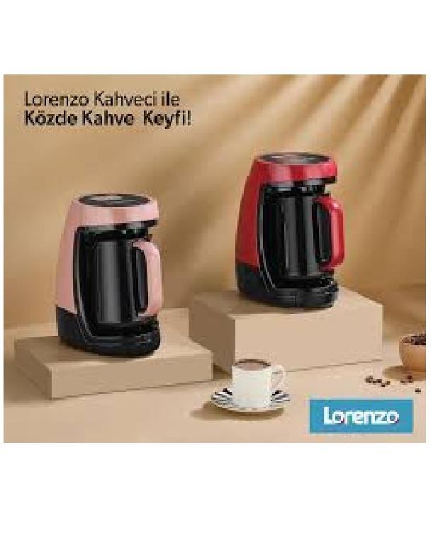 KAHVE MAKİNELERİLORENZO002.01.0779Lorenzo Kahveci Oto Türk Kahve Makinesi KırmızıLorenzo Kahveci Oto Türk Kahve Makinesi Kırmızı