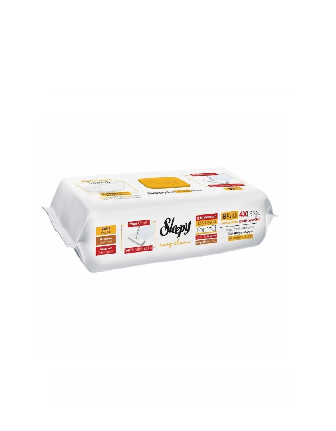 TEMİZLİK BEZLERİSLEEPY002.01.0461SLEEPY YER TEMİZLİK HAVLUSU MOP UYUMLU ARAP SABUNU KATKILI 50LİSLEEPY YER TEMİZLİK HAVLUSU MOP UYUMLU ARAP SABUNU KATKILI 50Lİ