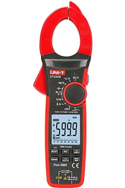MAKİNA VE ELEKTRİKLİ EL ALETLERİUNI-T002.08.0033UNI-T SHEUT206B DİJİTAL PENSAMPERMETRE TRUE RMSUNI-T SHEUT206B DİJİTAL PENSAMPERMETRE TRUE RMS