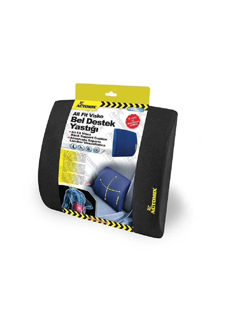 ARAÇ İÇİ AKSESUARLARIAUTOMİX003.01.0315 Automix Süper All Fit Visko Bel Destek Yastığı  Automix Süper All Fit Visko Bel Destek Yastığı 
