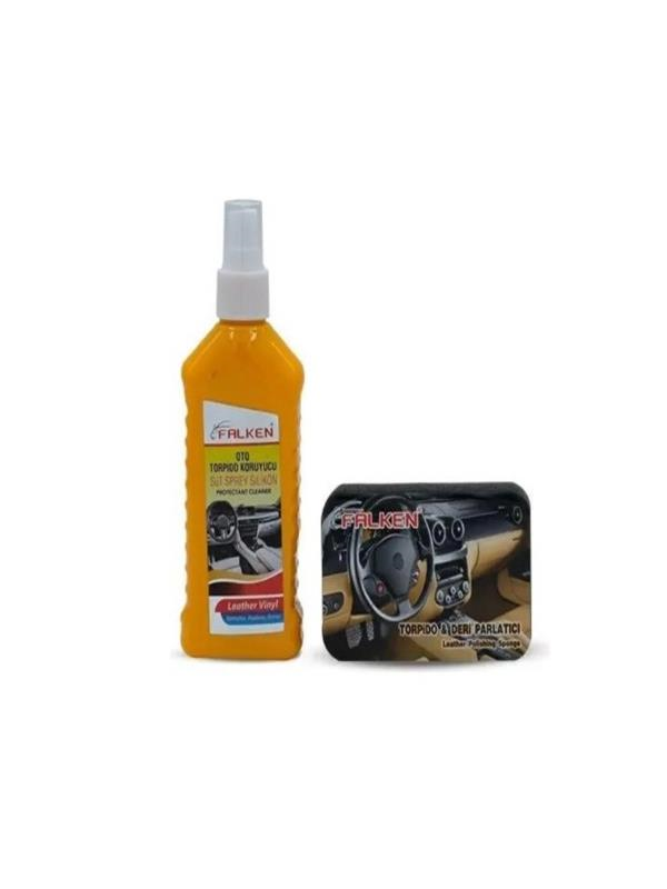 ARAÇ BAKIM VE TEMİZLİK ÜRÜNLERİFALKEN003.01.0158FALKEN SÜT SPREY-SİLİKON SET OTO TORPİDO KORUYUCU VE PARLATICI CM-141FALKEN SÜT SPREY-SİLİKON SET OTO TORPİDO KORUYUCU VE PARLATICI CM-141