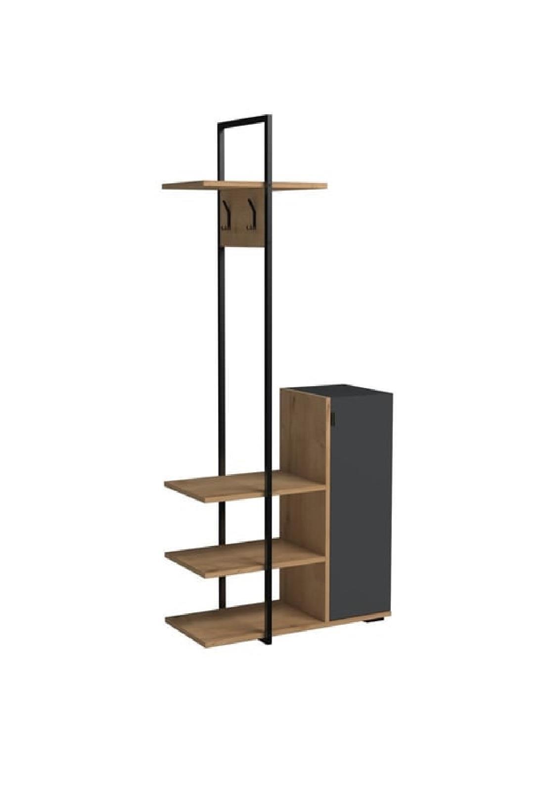 ÇOK AMAÇLI DOLAPLARLAGOMOOD004.01.0209LAGOMOOD RONE PORTMANTO ANTRASİT MEŞE LAGOMOOD RONE PORTMANTO ANTRASİT MEŞE 