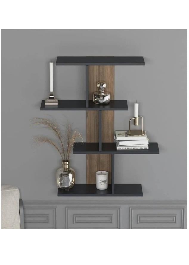 ÇOK AMAÇLI DOLAPLARLAGOMOOD004.01.0176LAGOMOOD KARBON DUVAR RAFI ANTRASİT CEVİZLAGOMOOD KARBON DUVAR RAFI ANTRASİT CEVİZ