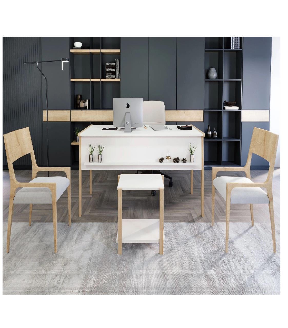 MASALARLAGOMOOD004.01.0196LAGOMOOD ZENİTH OFİS MASA TAKIM 150 CM MEŞE BEYAZLAGOMOOD ZENİTH OFİS MASA TAKIM 150 CM MEŞE BEYAZ