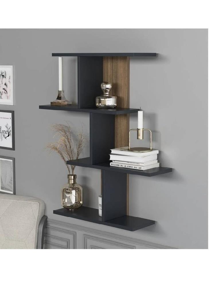 ÇOK AMAÇLI DOLAPLARLAGOMOOD004.01.0176LAGOMOOD KARBON DUVAR RAFI ANTRASİT CEVİZLAGOMOOD KARBON DUVAR RAFI ANTRASİT CEVİZ