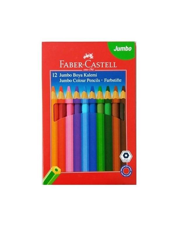 KALEMLERFABER CASTELL004.02.0791Faber Castell Boya Kalemi 12 Renk Jumbo Tam Boy Faber Castell Boya Kalemi 12 Renk Jumbo Tam Boy 