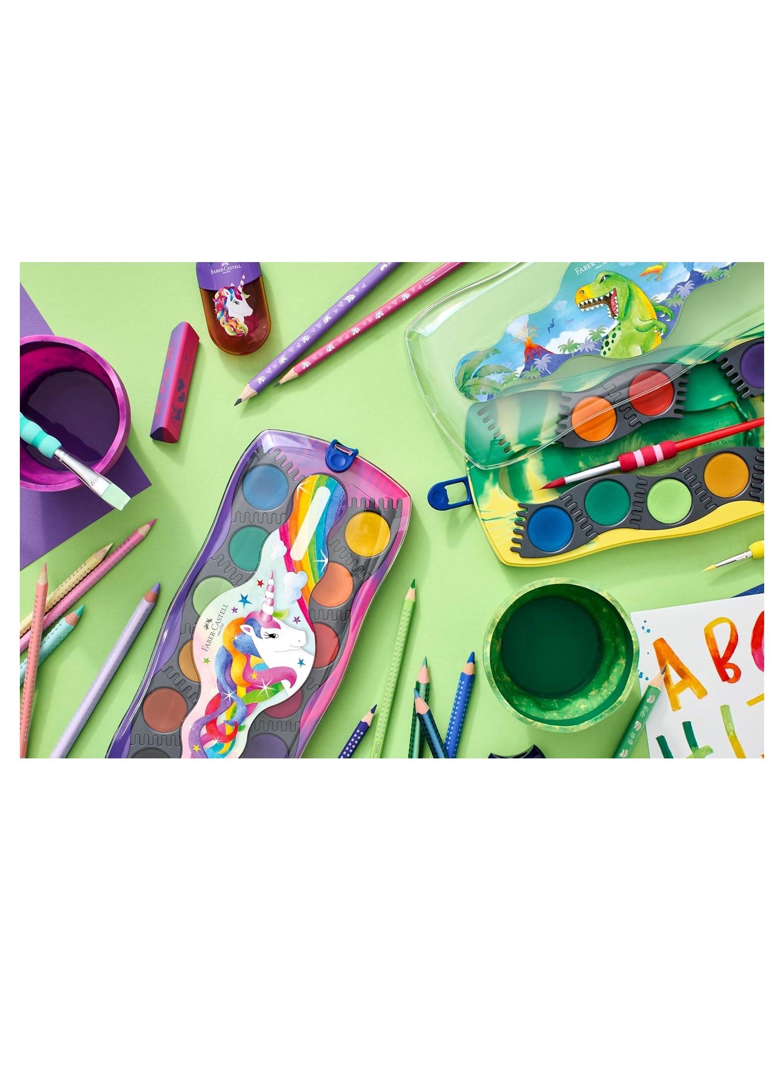 BOYAMA ÜRÜNLERİFABER004.02.0817Faber Castell Dino&Unicorn Sulu BoyaFaber Castell Dino&Unicorn Sulu Boya