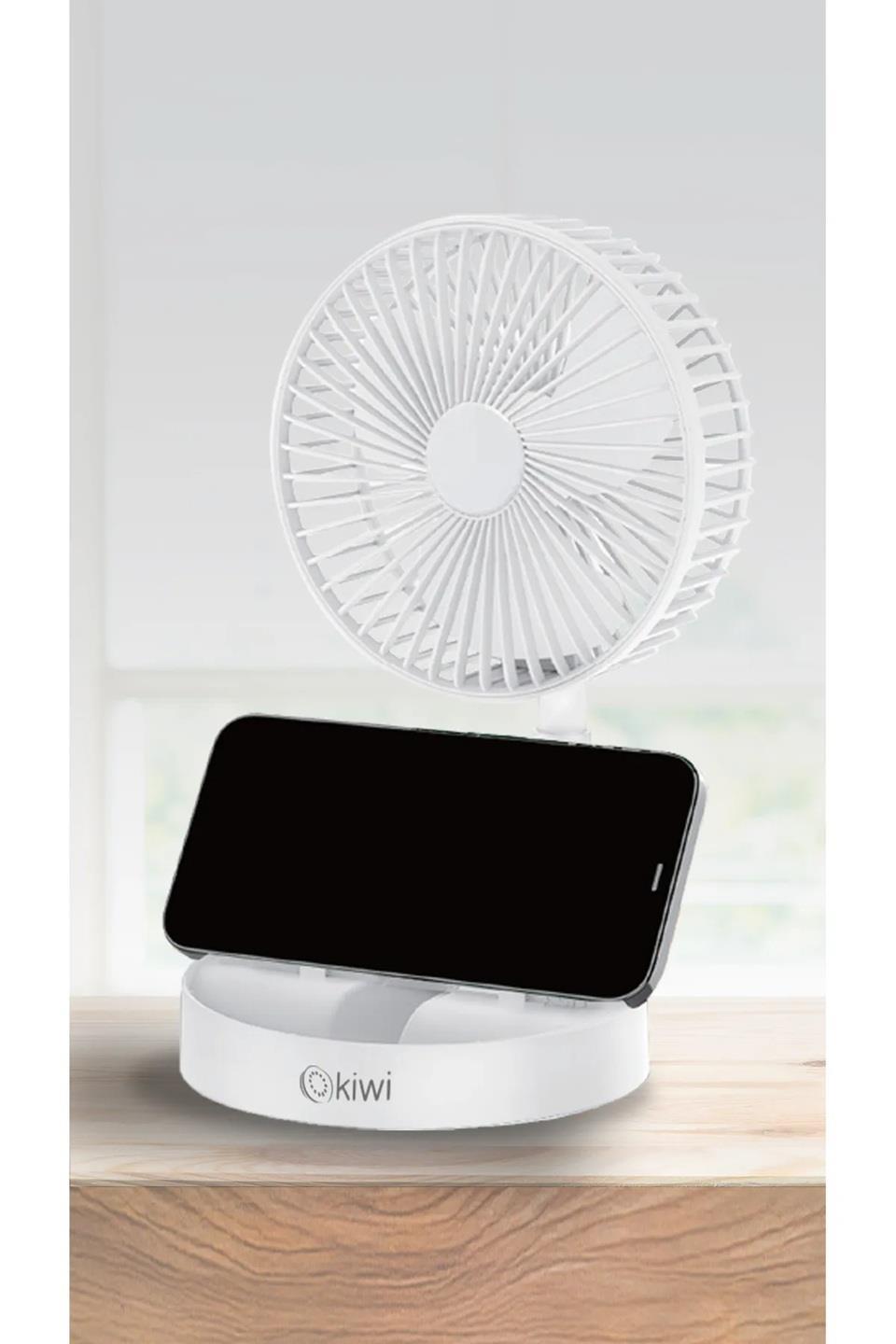 VANTİLATÖRLERMUHTELİF006.02.0043KİWİ ŞARJLI MASAÜSTÜ VANTİLATÖR KFAN-7608KİWİ ŞARJLI MASAÜSTÜ VANTİLATÖR KFAN-7608