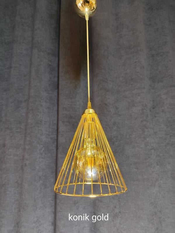 AVİZE & ARMATÜR & APLİKMUHTELİF007.01.0198KONİK GOLD SARKIT ARMATÜRKONİK GOLD SARKIT ARMATÜR