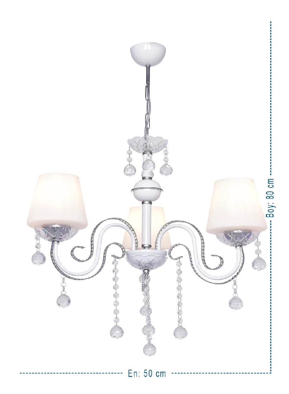 AVİZE & ARMATÜR & APLİKdiğer007.013.0174 berfin 3lü krom 00018 berfin 3lü krom 00018