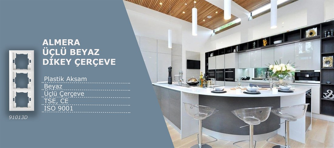 PRİZ & FİŞ & ANAHTARALMERA007.02.0023ALMERA BEYAZ DİKEY ÇERÇEVE 3 LÜALMERA BEYAZ DİKEY ÇERÇEVE 3 LÜ