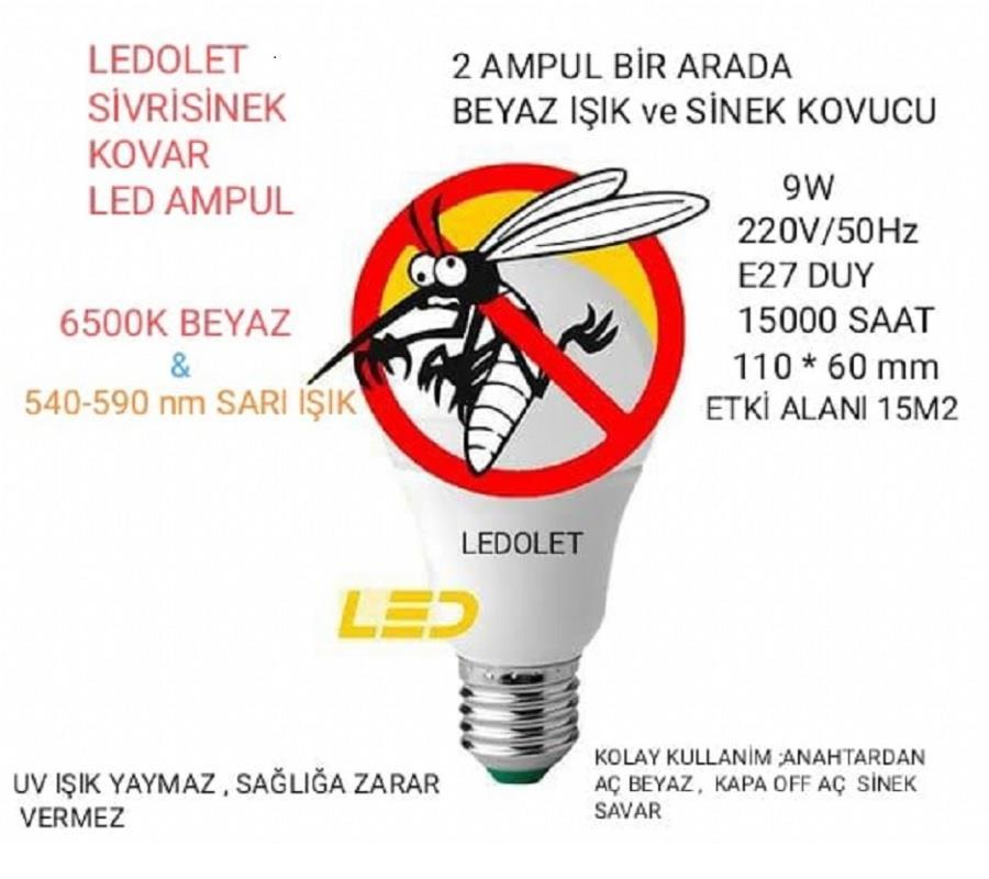 SİNEK ÖLDÜRÜCÜMUHTELİF007.02.0518Ledolet Sinek Savar Ampul 175-250 V 9W Ledolet Sinek Savar Ampul 175-250 V 9W 