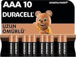 PİLLERDURACELL007.02.0592DURACELL BASIC AAA 10LIDURACELL BASIC AAA 10LI