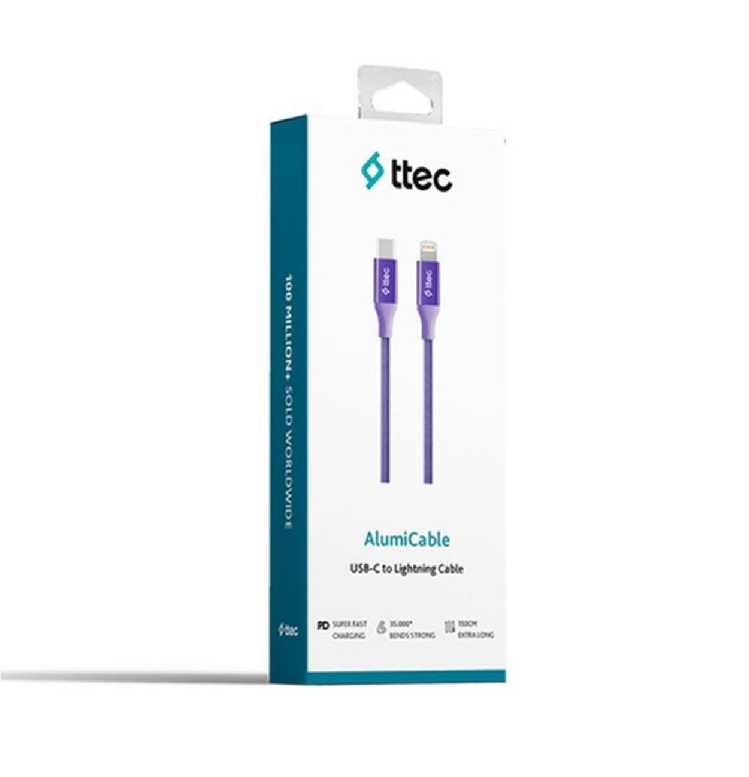 ELEKTRONİKTTEC007.03.0220TTEC 2DK41 TYPE-C LİGHTNİNG HIZLI ŞARJ KABLOSU RENKLİTTEC 2DK41 TYPE-C LİGHTNİNG HIZLI ŞARJ KABLOSU RENKLİ