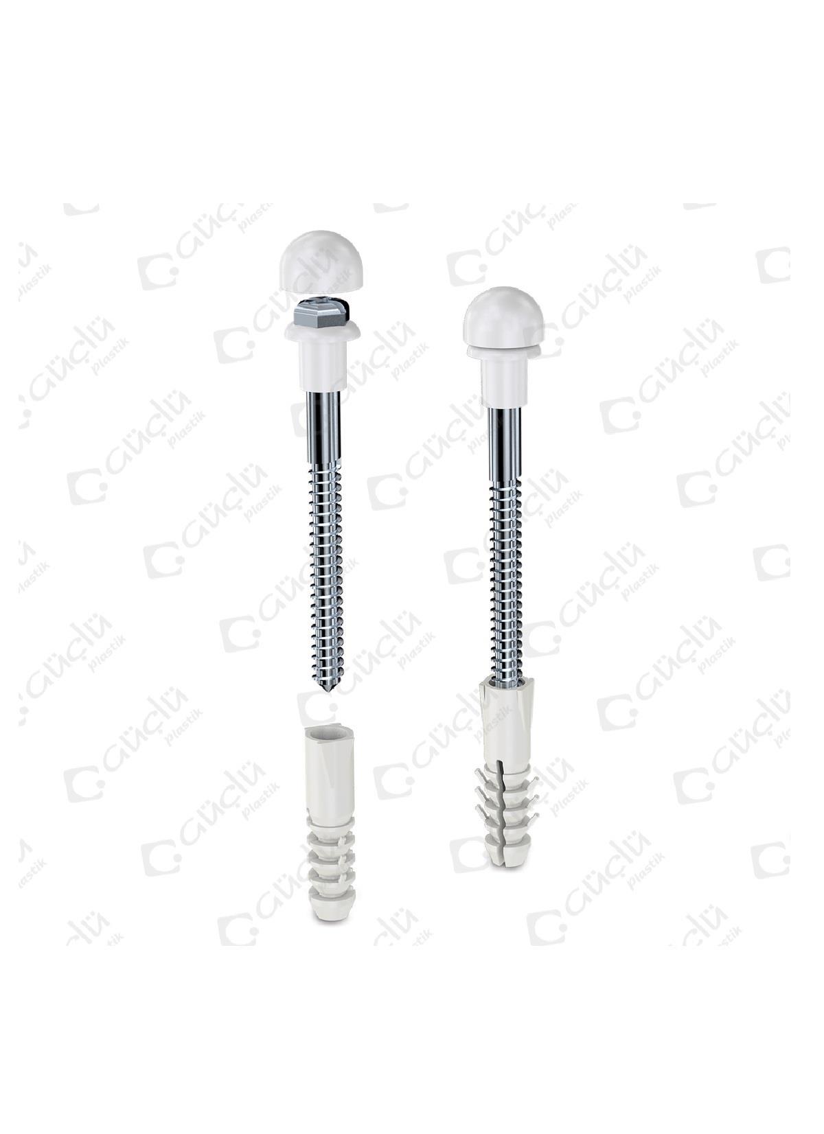 VİDA & CİVATAGÜÇLÜ PLASTİK008.01.0128GÜÇLÜ PLASTİK EKSTRA KLOZET MONTAJ VİDASI GP4108GÜÇLÜ PLASTİK EKSTRA KLOZET MONTAJ VİDASI GP4108