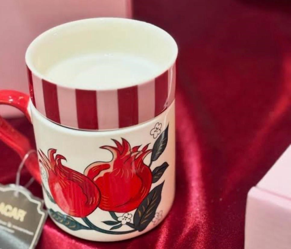 KUPALARACAR009.01.1800ACAR NUANCES COLLECTİON 2 Lİ 300 ML KUPA SET REDACAR NUANCES COLLECTİON 2 Lİ 300 ML KUPA SET RED