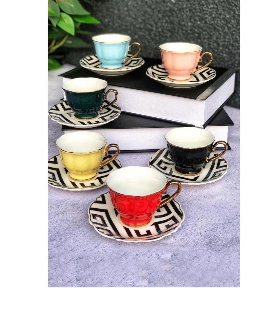 MUTFAK EV GEREÇLERİAROW009.01.1872AROW LATTE 8 DESEN PORSELEN KAHVE TAKIMI TR -7077AROW LATTE 8 DESEN PORSELEN KAHVE TAKIMI TR -7077